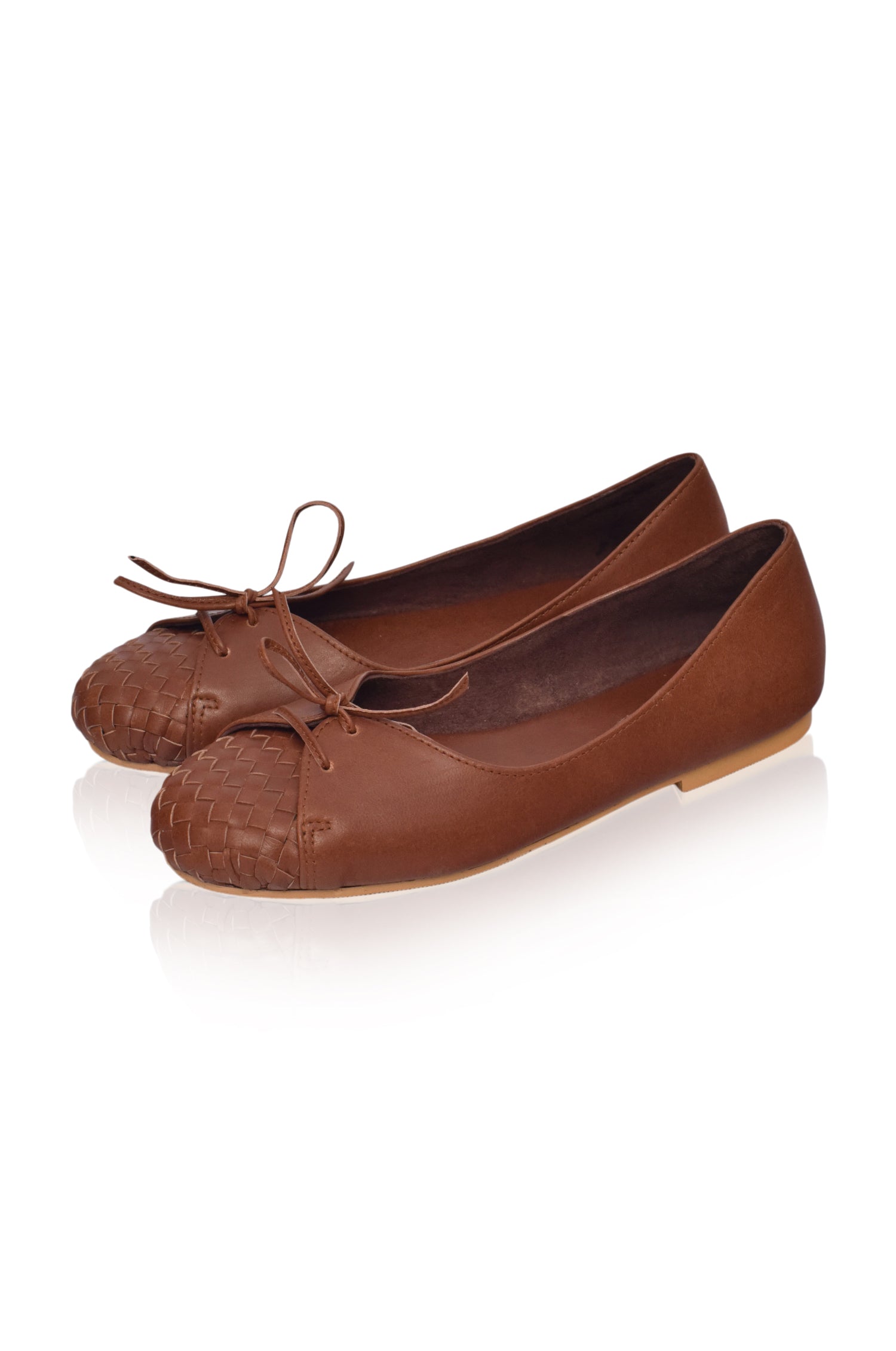 Alexandra Woven Leather Flats-thumbmail-1