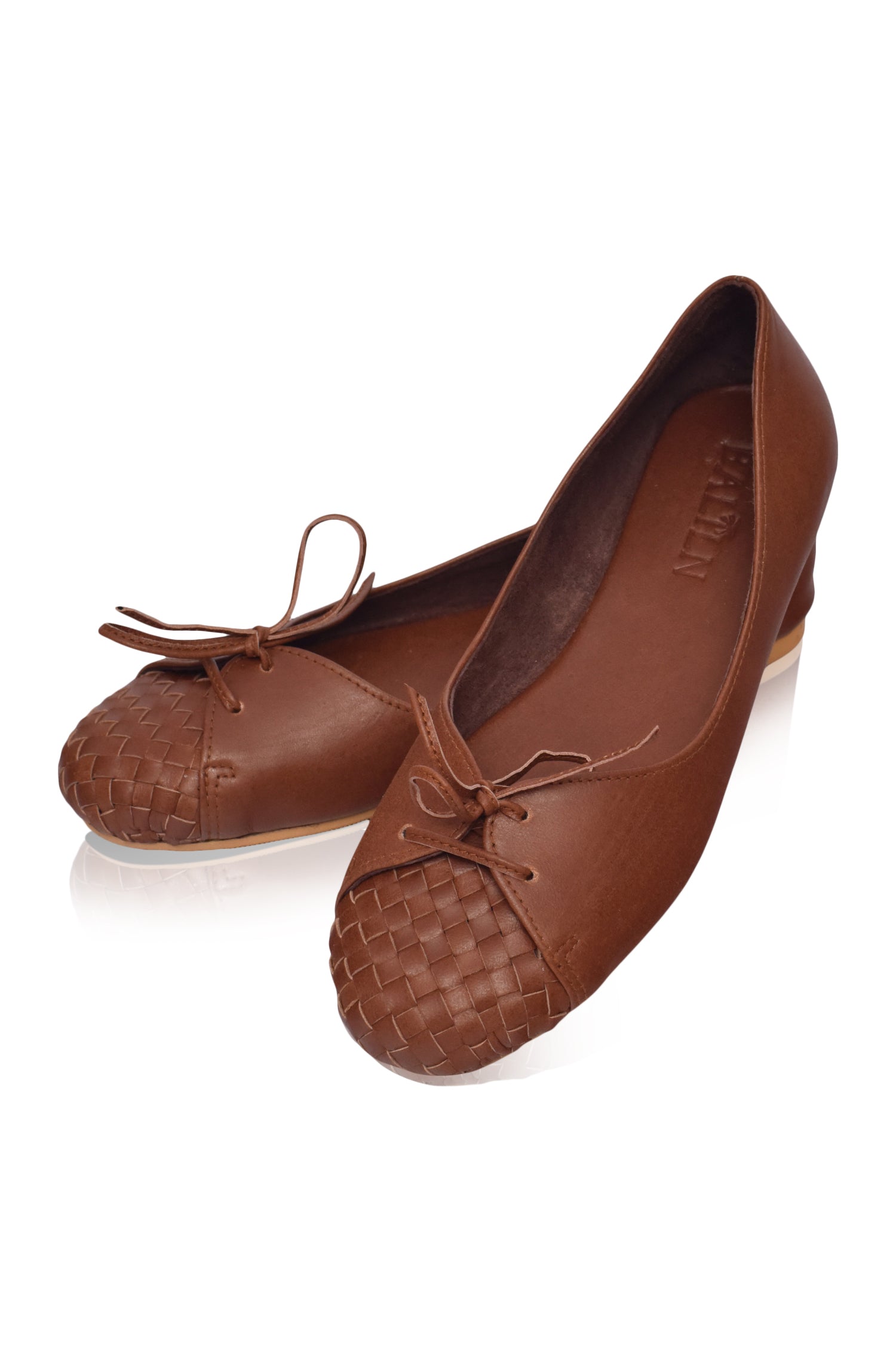 Alexandra Woven Leather Flats-thumbmail-4