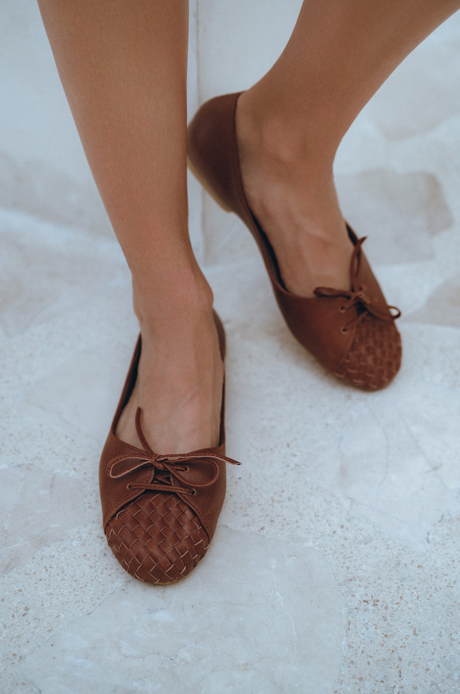 Alexandra Woven Leather Flats-thumbmail-3