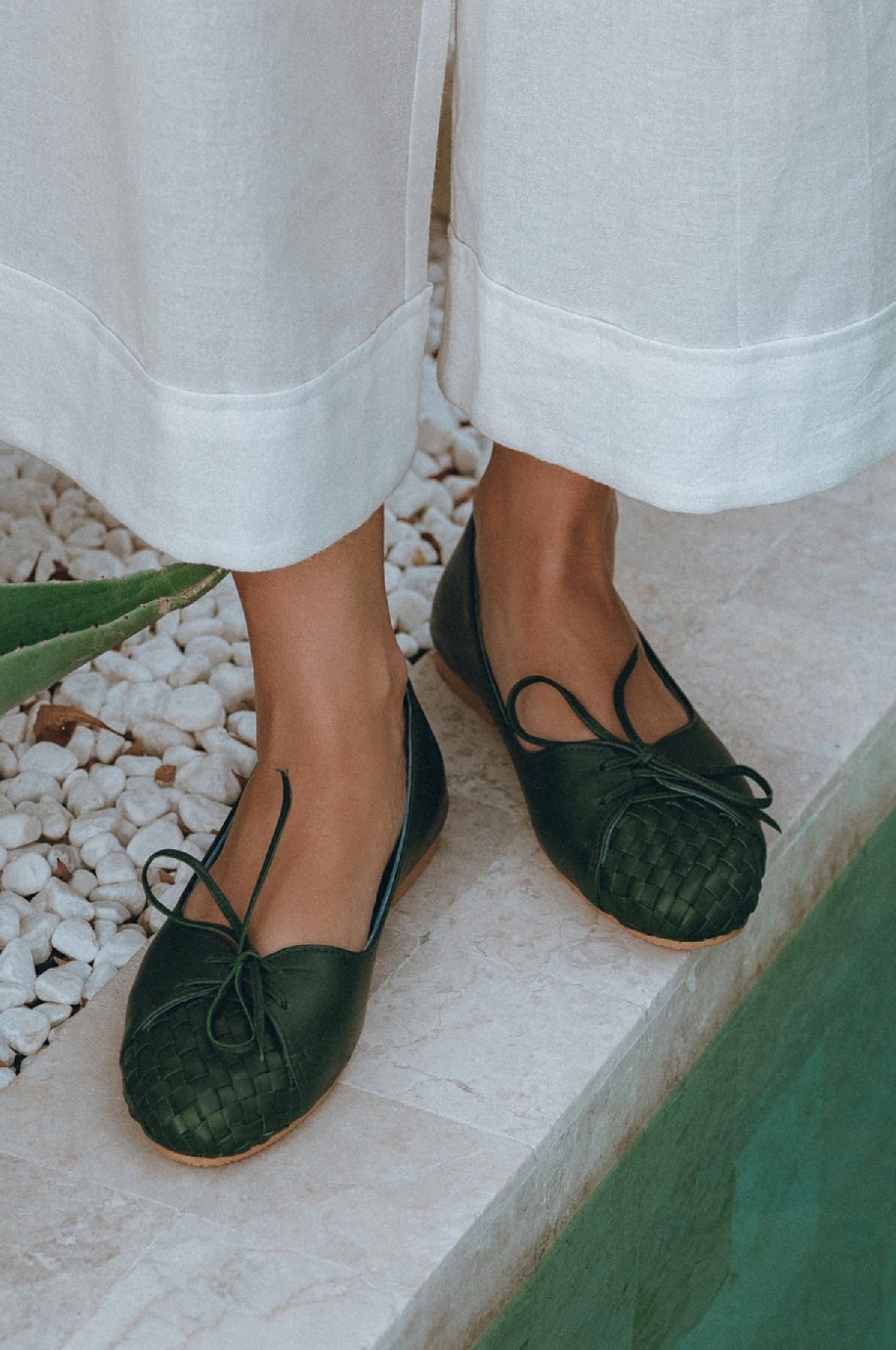 Alexandra Woven Leather Flats-thumbmail-10
