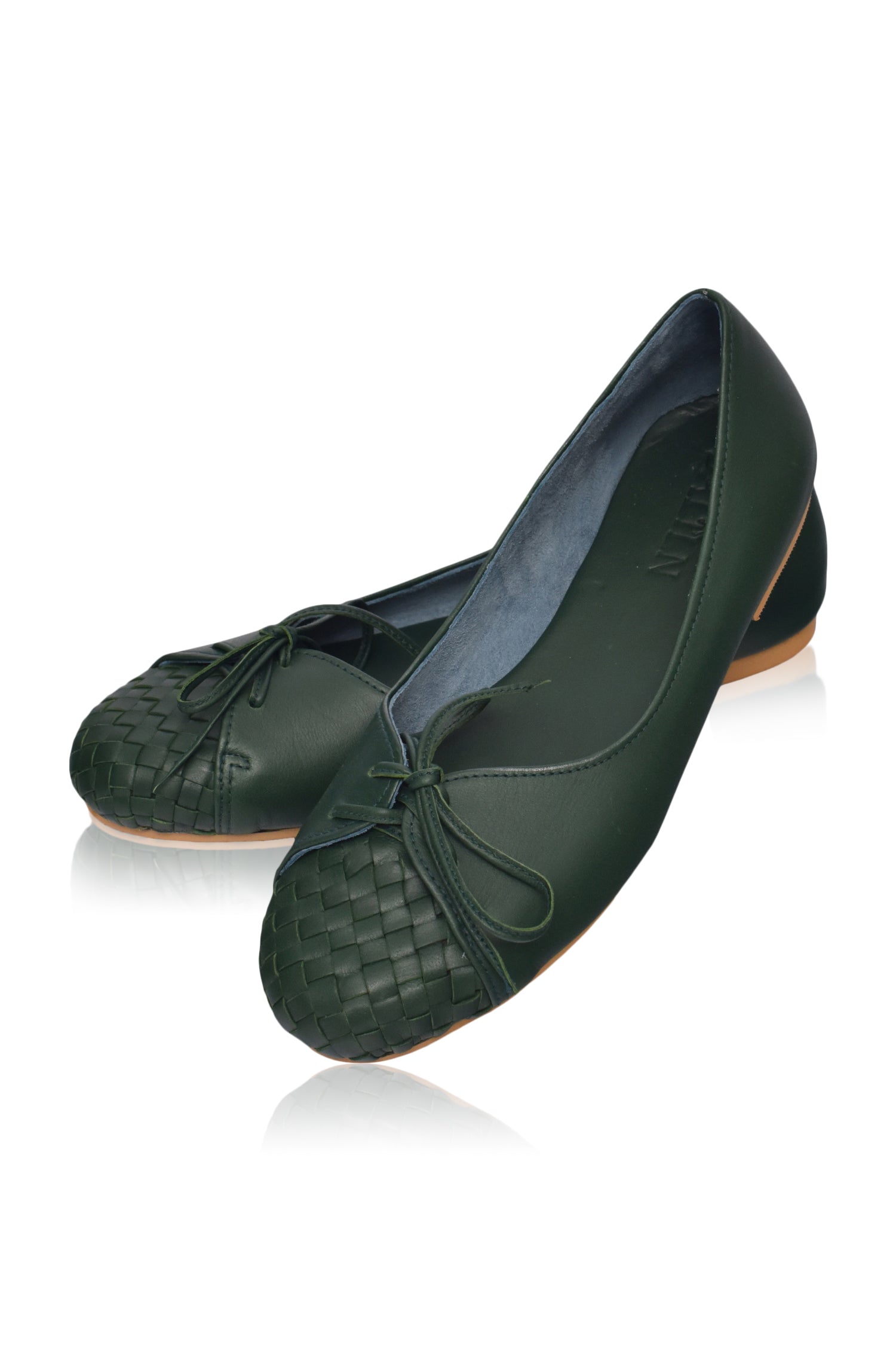 Alexandra Woven Leather Flats-thumbmail-4