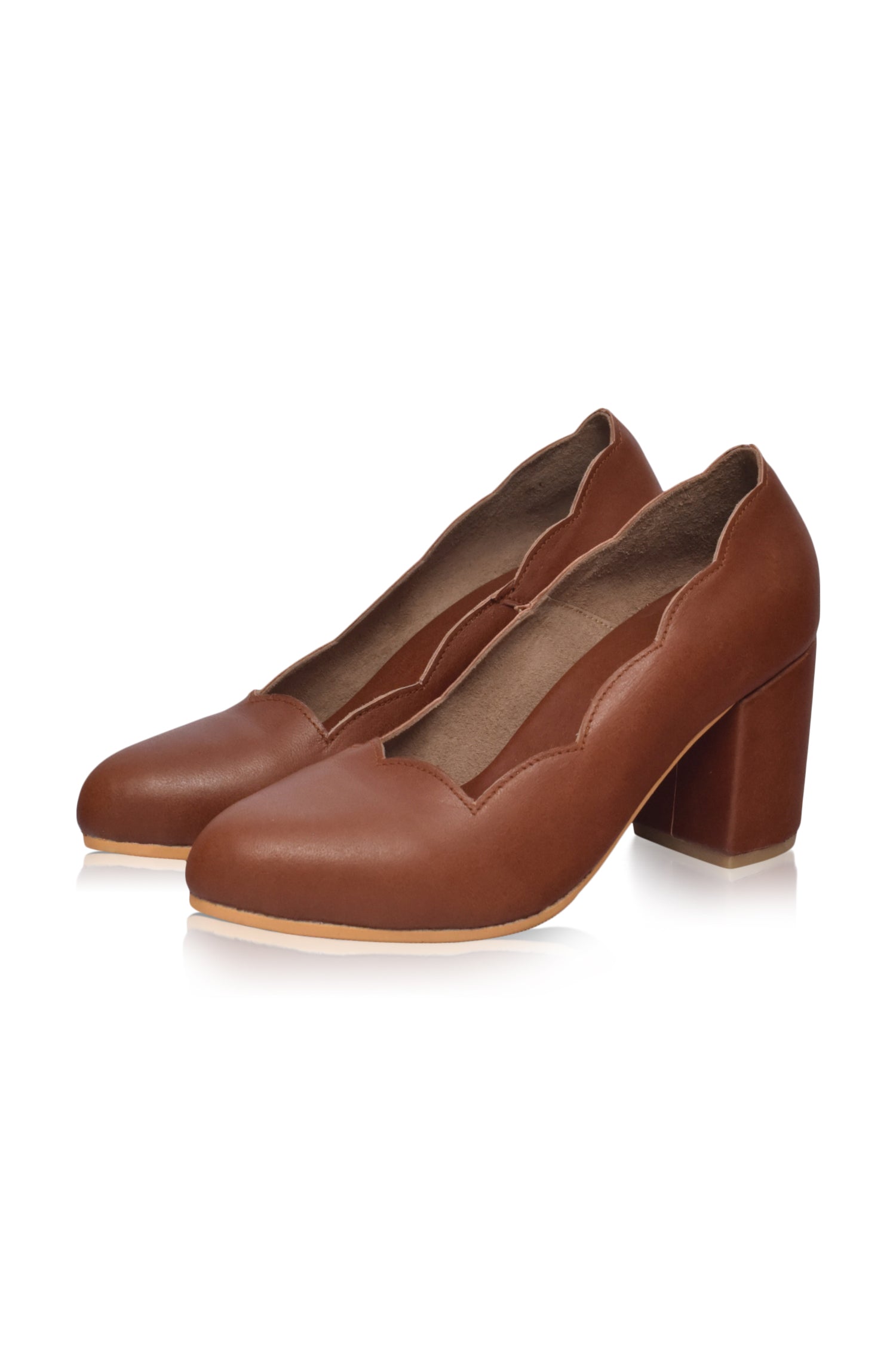 Alia Classic Leather Heels-thumbmail-5