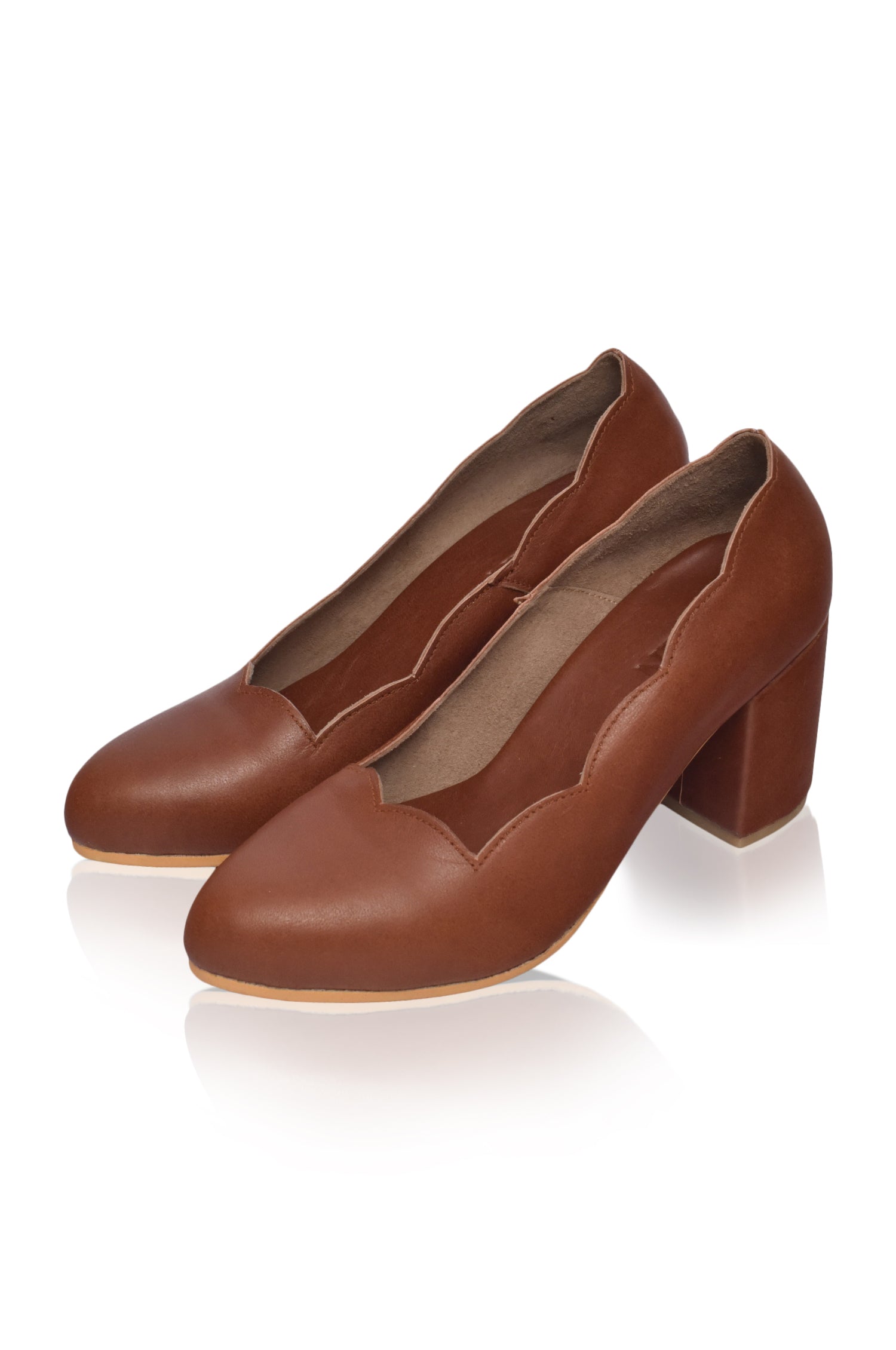 Alia Classic Leather Heels-thumbmail-2