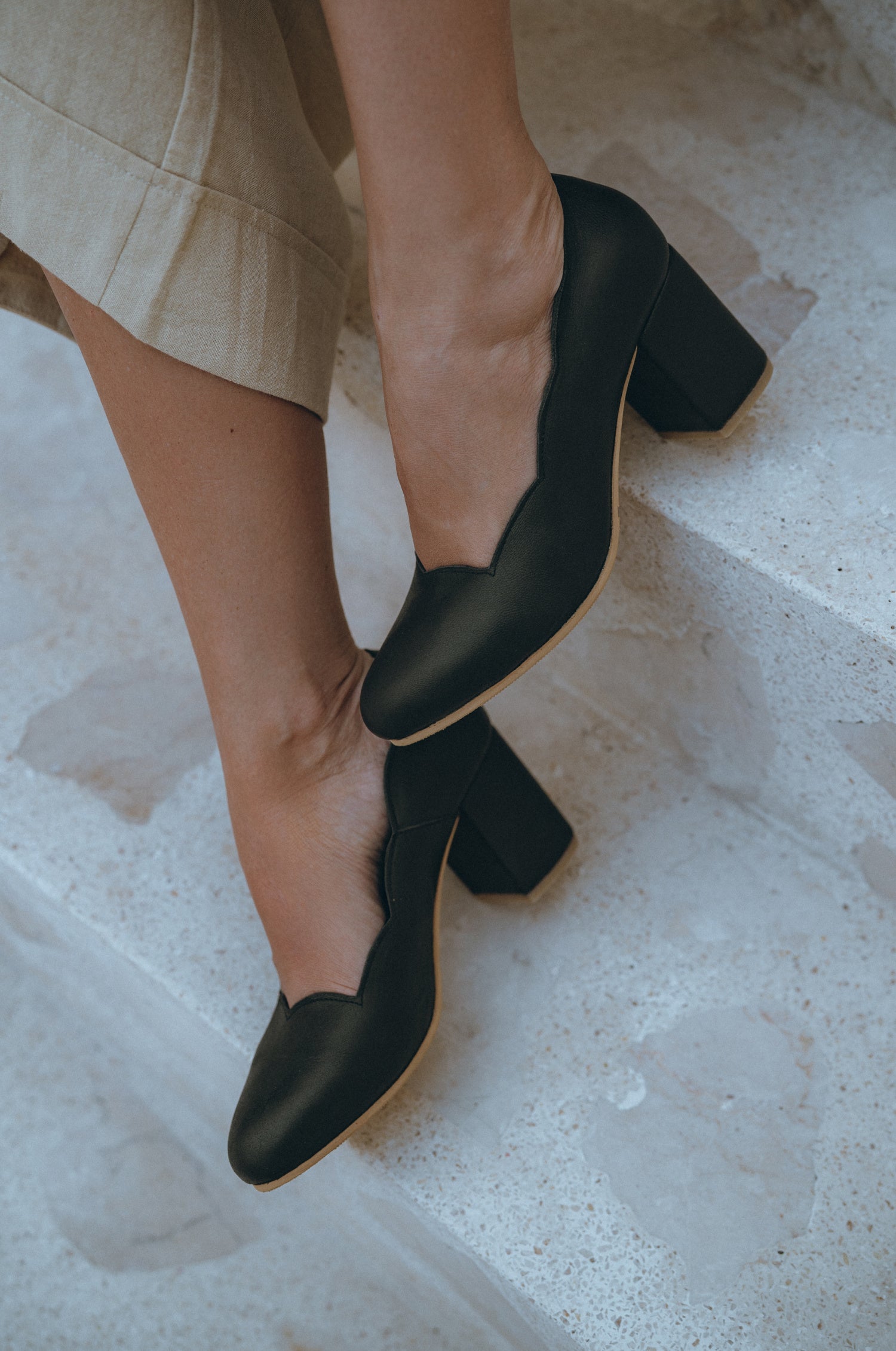 Alia Classic Leather Heels-thumbmail-6