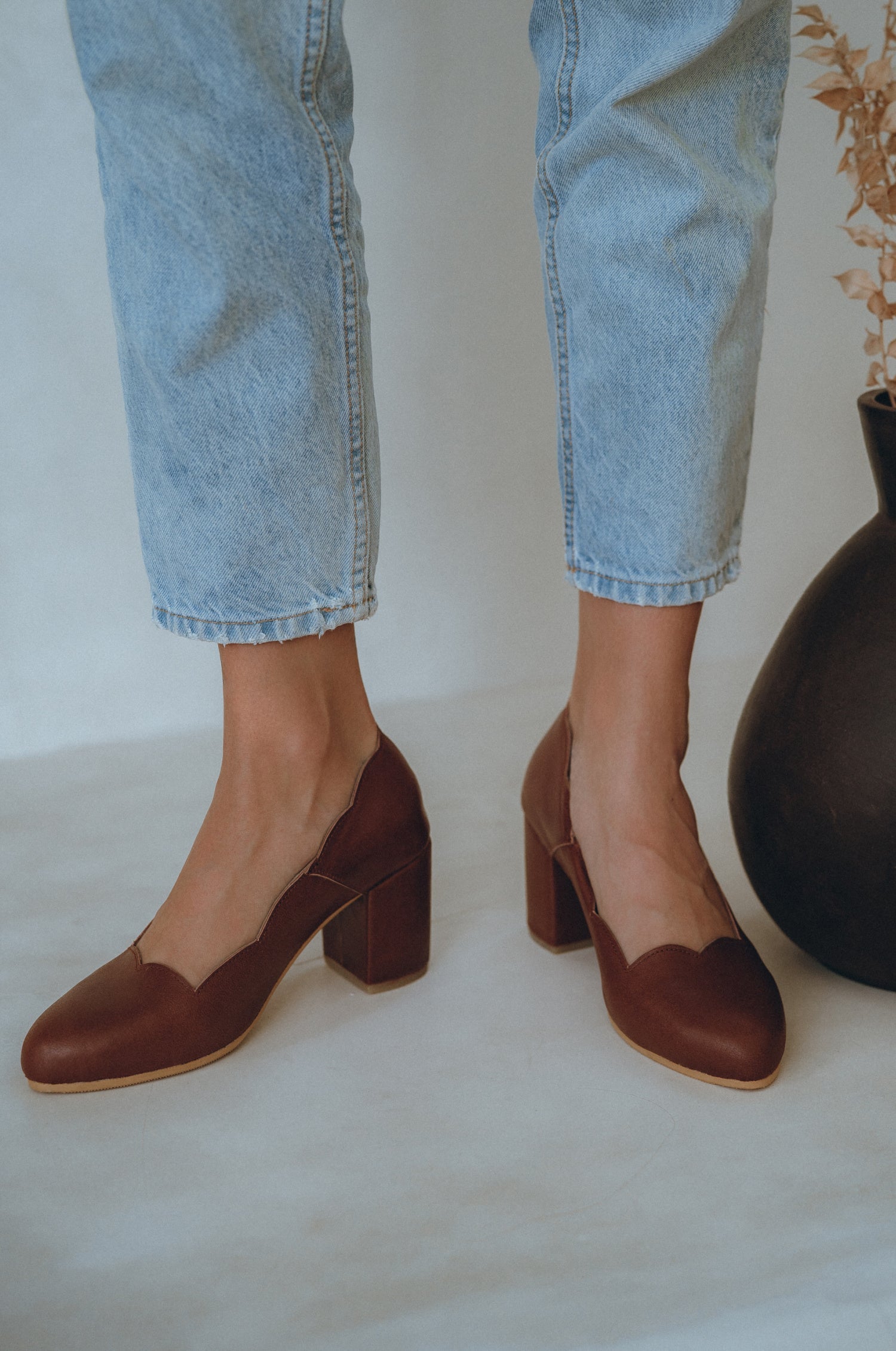 Alia Classic Leather Heels-thumbmail-10