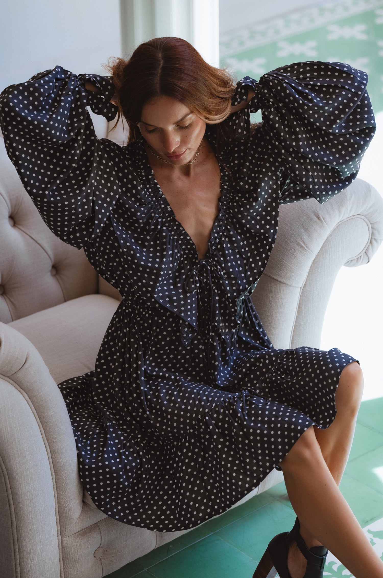 Alice Long Sleeve Mini Dress-thumbmail-1