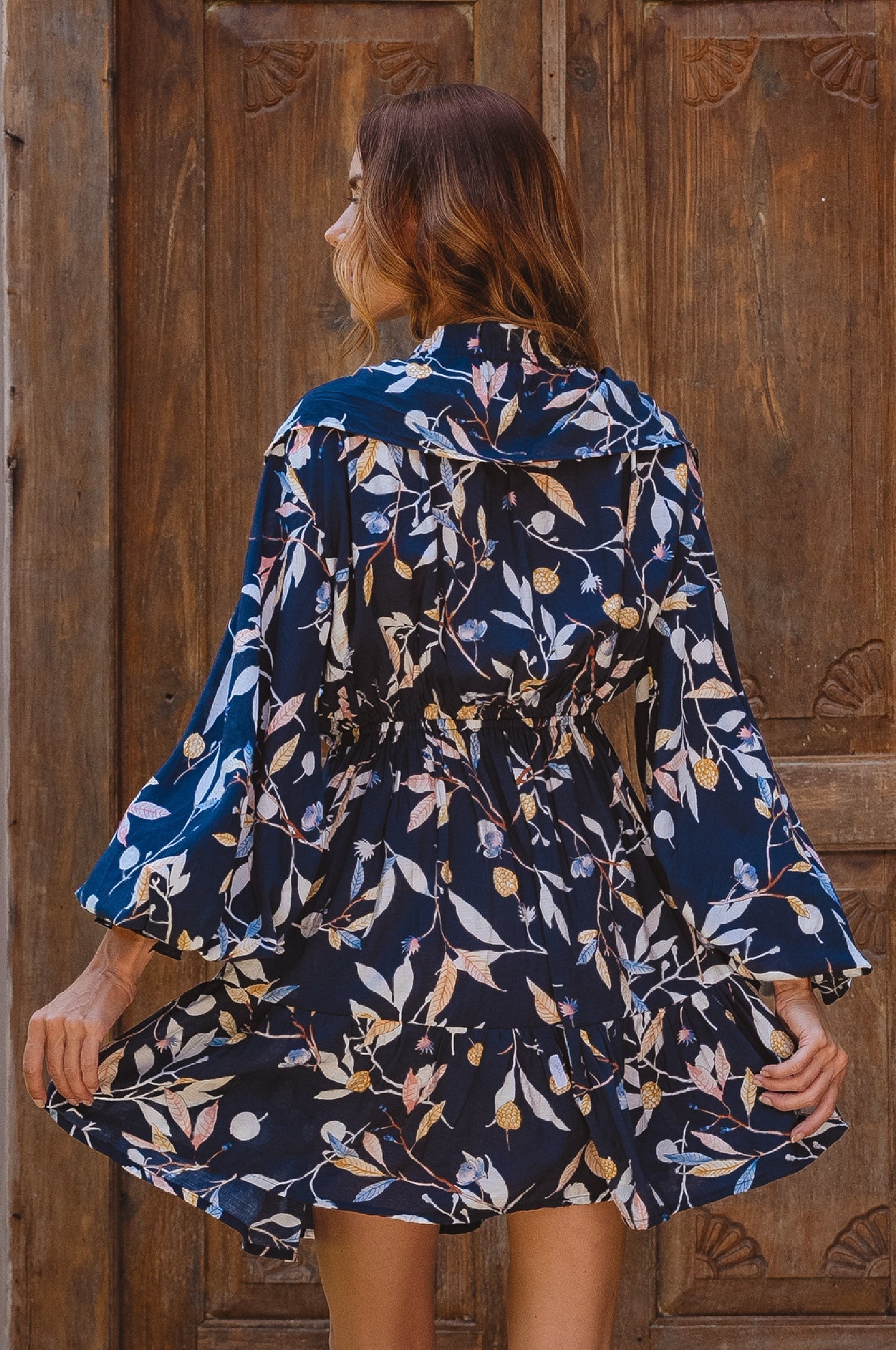 Alice Long Sleeve Mini Dress-thumbmail-4