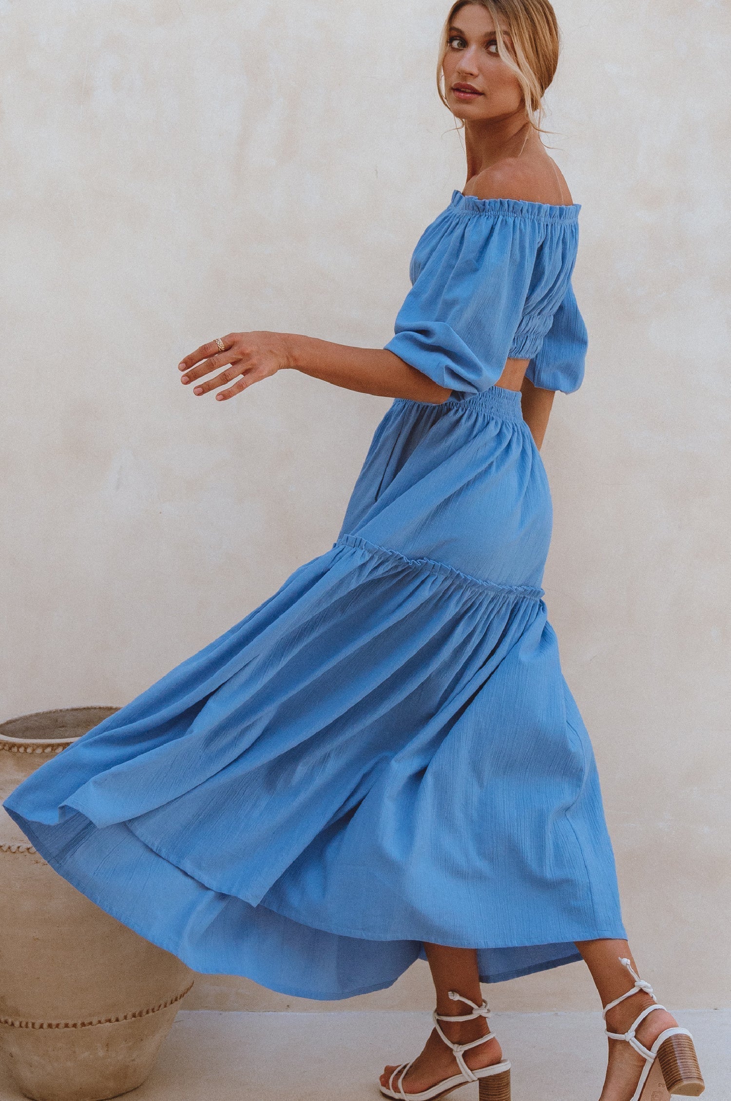 Annabelle Boho Linen Maxi Skirt-thumbmail-3