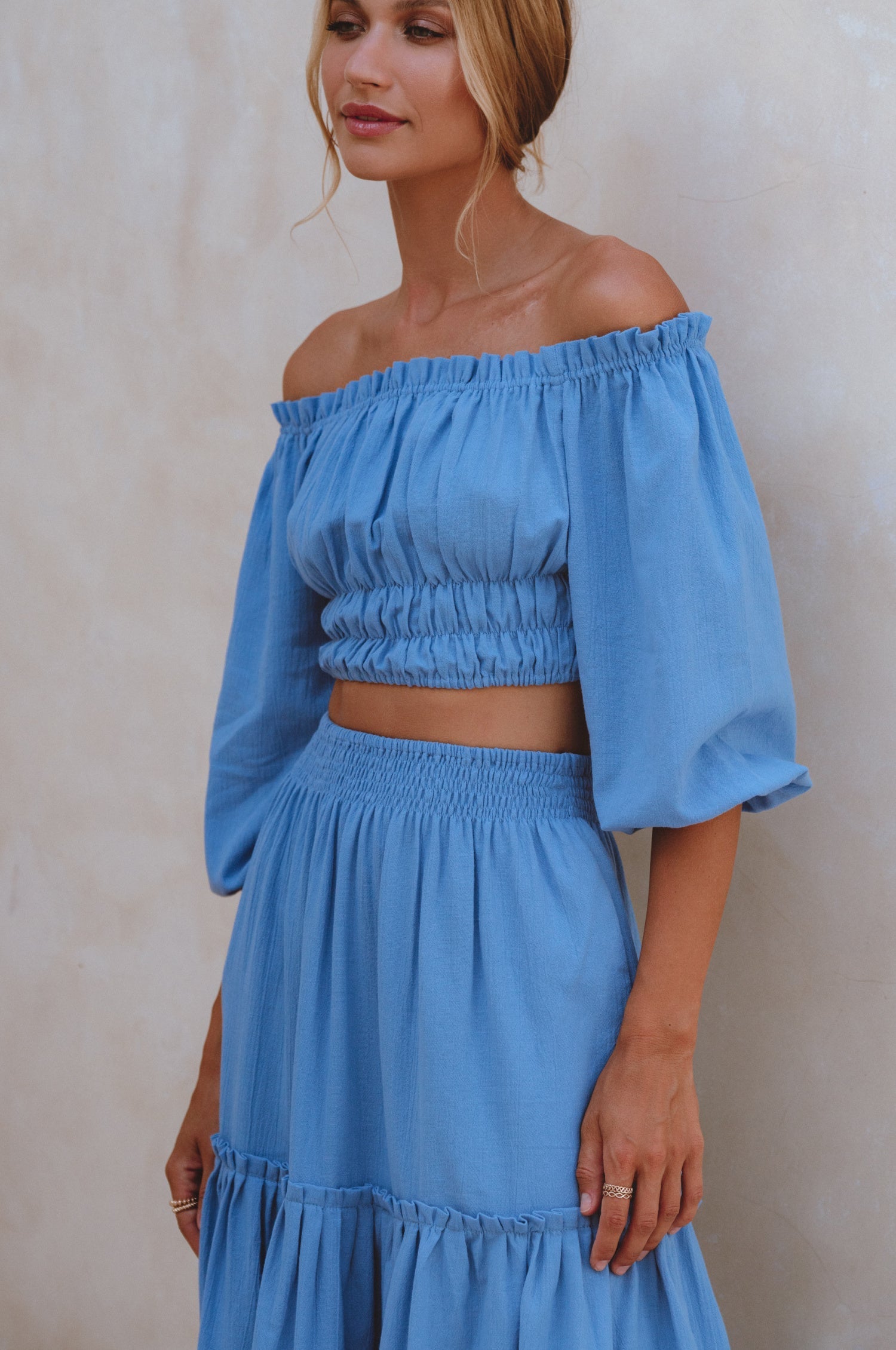 Annabelle Boho Linen Maxi Skirt-thumbmail-5