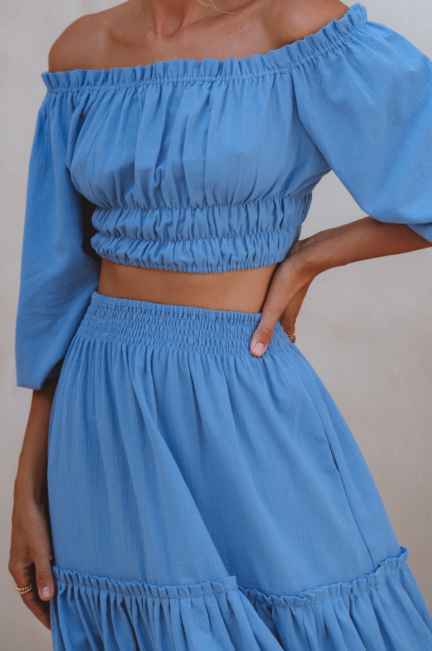 Annabelle Boho Linen Maxi Skirt-thumbmail-7