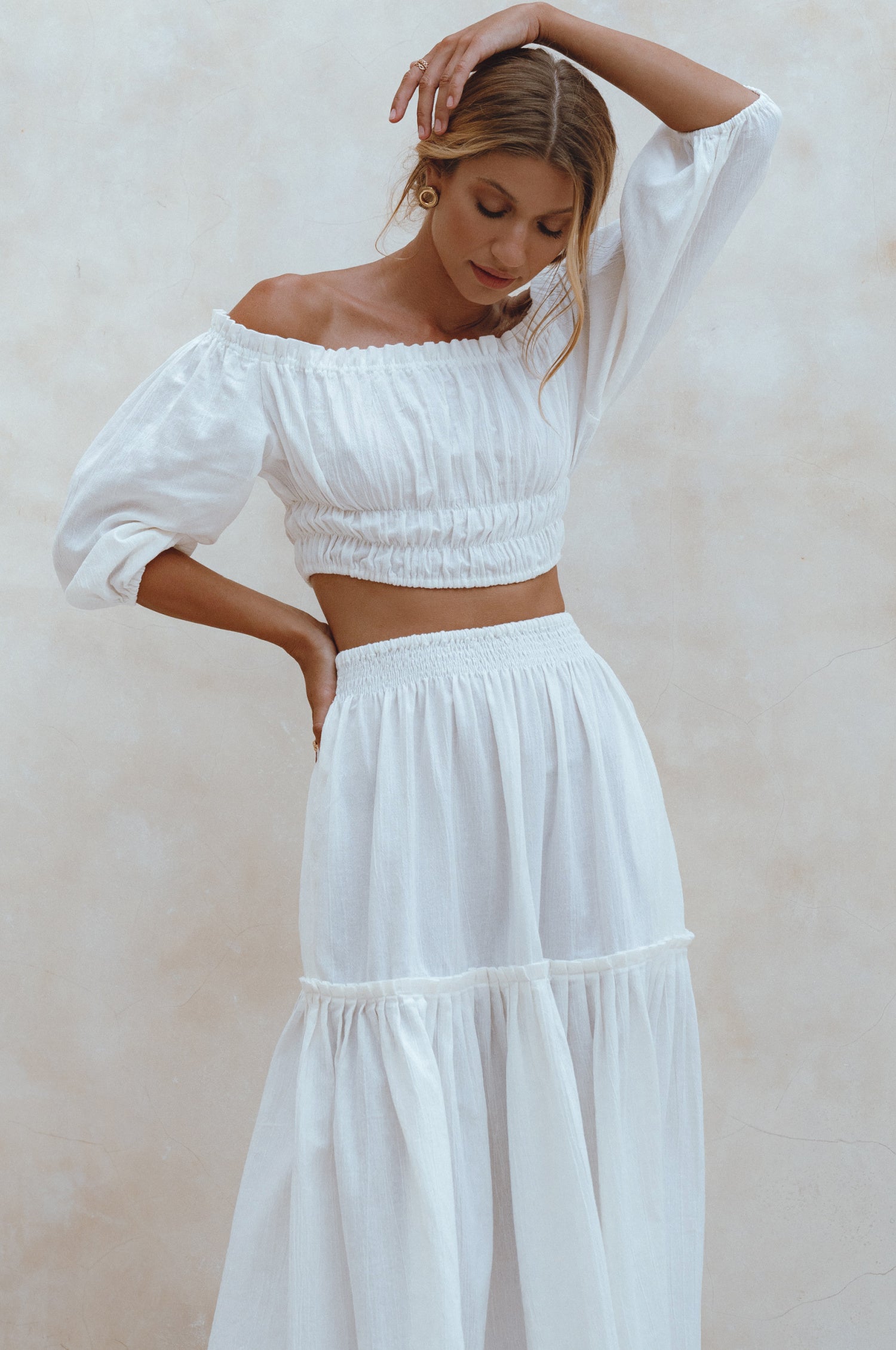 Annabelle Boho Linen Maxi Skirt-thumbmail-10