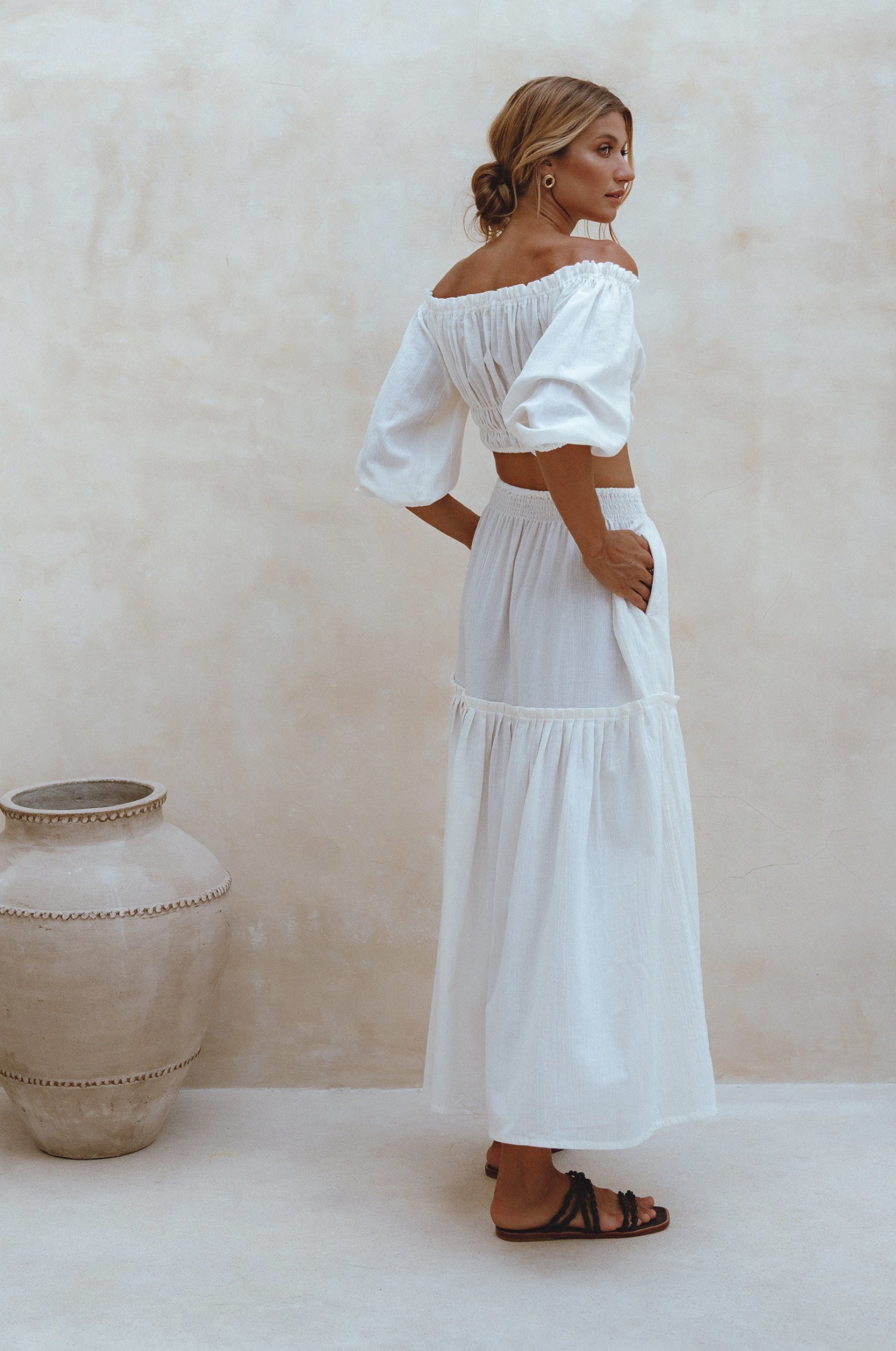 Annabelle Boho Linen Maxi Skirt-thumbmail-8