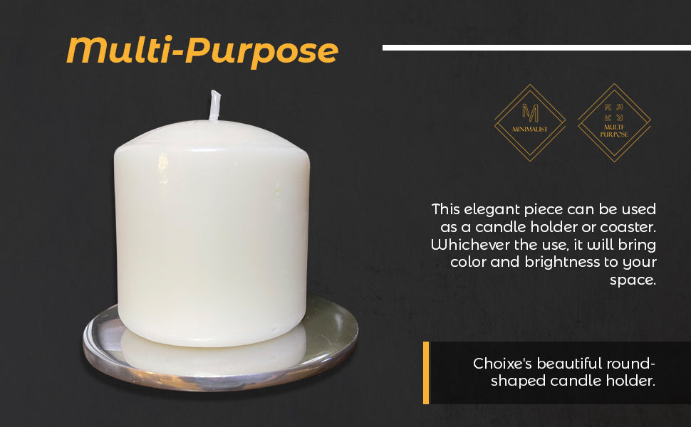 Multi-Purpose Round Candle Holder / Coaster-thumbmail-3