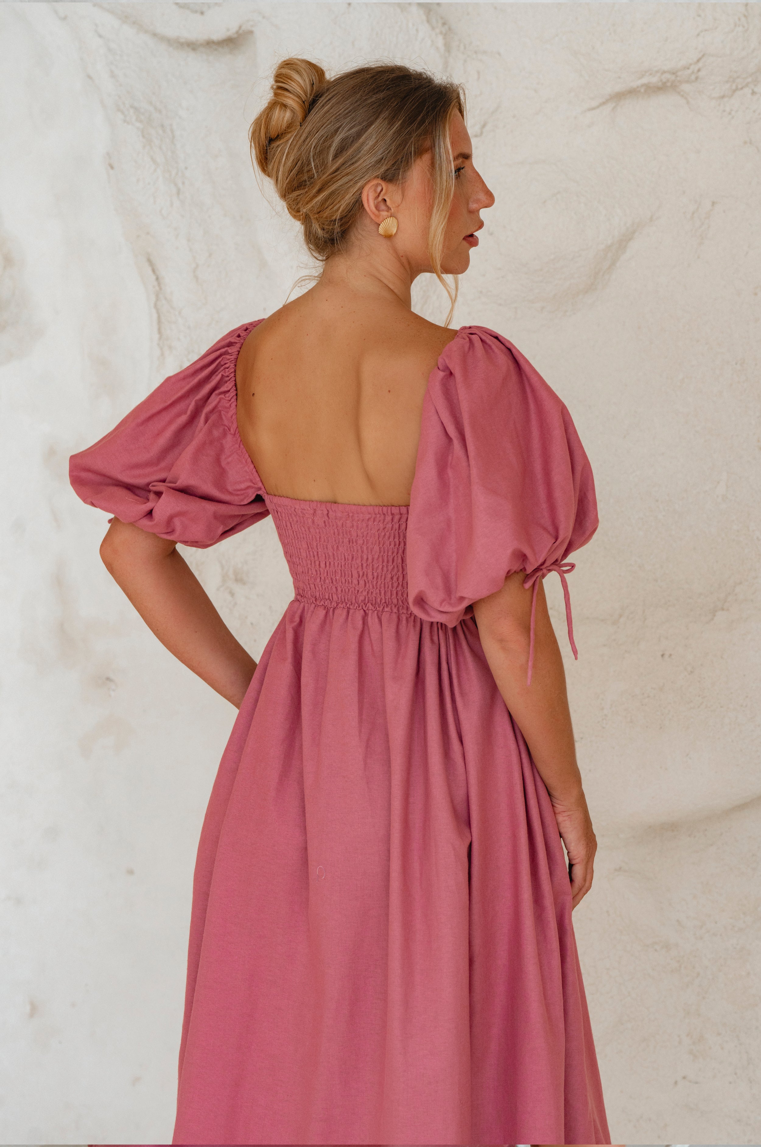 Atrani Puff Sleeve Dress-thumbmail-9