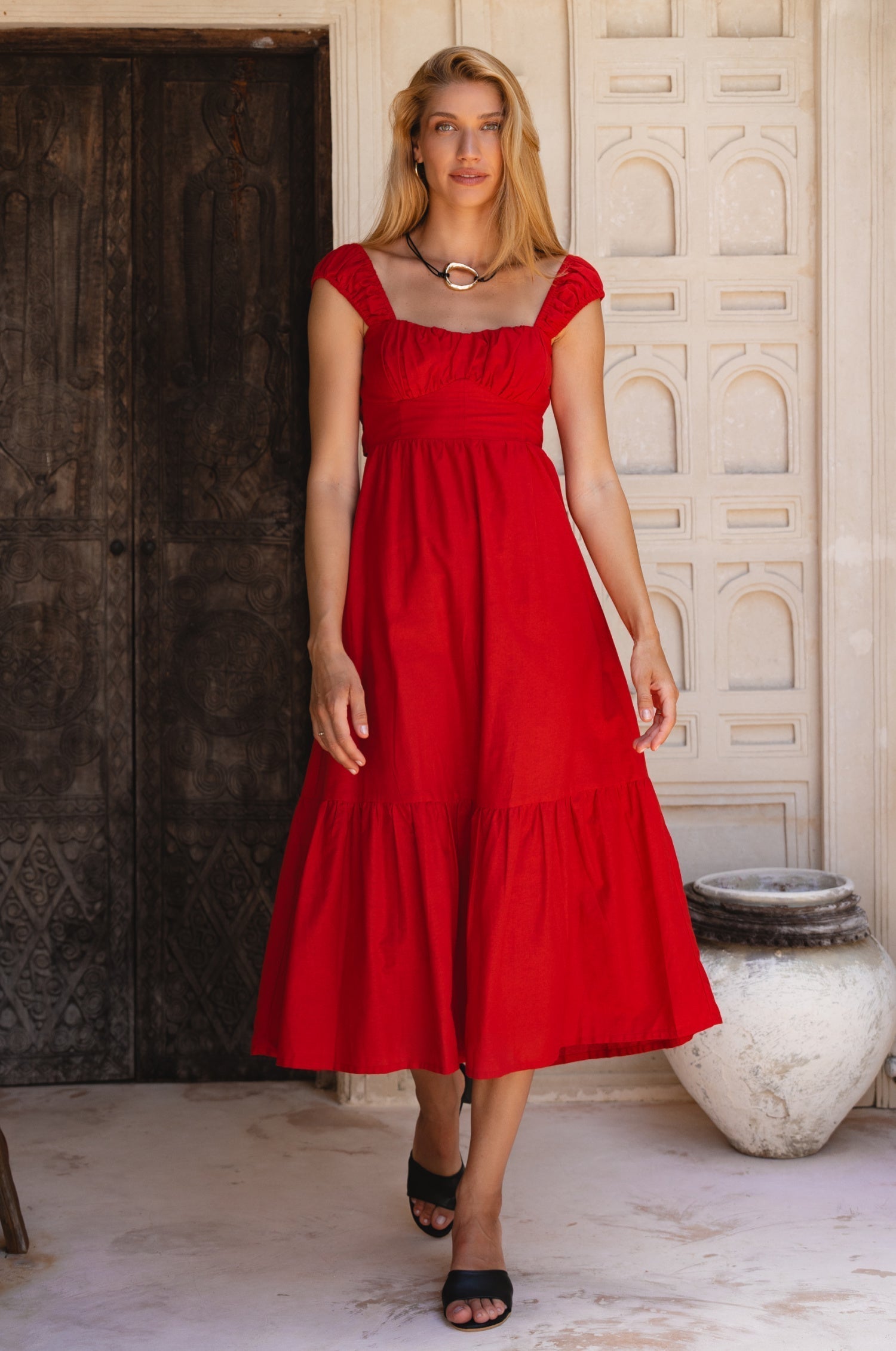 Augusta  Midi Linen Dress-thumbmail-11