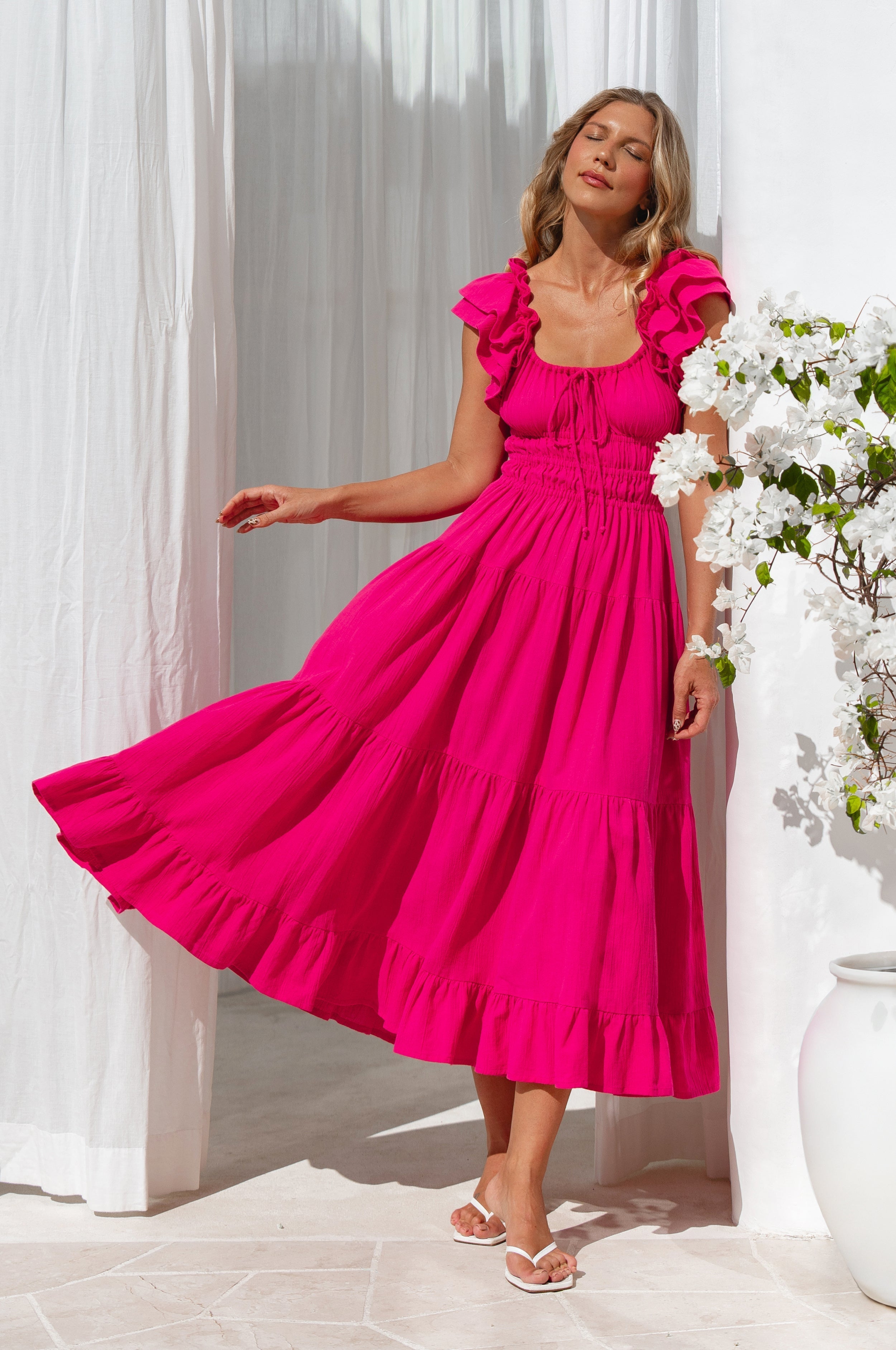 Aura Ruffled Maxi Dress-thumbmail-6