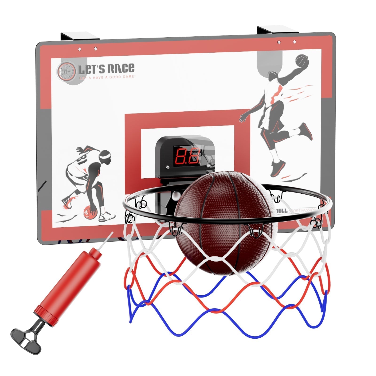 Contixo Kids Basketball Hoop With Electronic Score Board-thumbmail-1