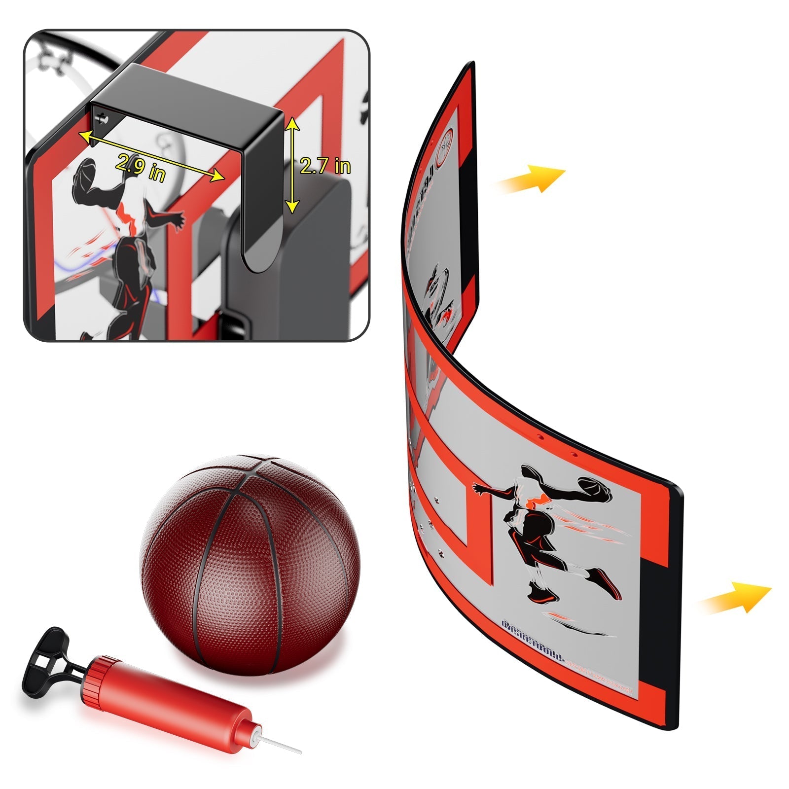 Contixo Kids Basketball Hoop With Electronic Score Board-thumbmail-4