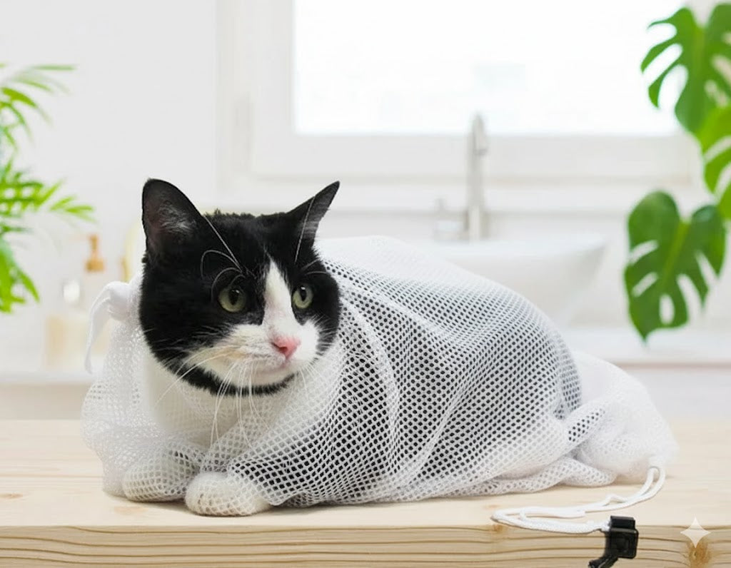 Mesh Cat Bath Sack Small-Large-thumbmail-4