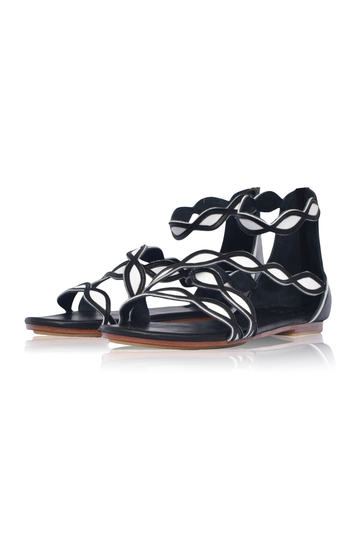 Blossom Leather Sandals-thumbmail-3
