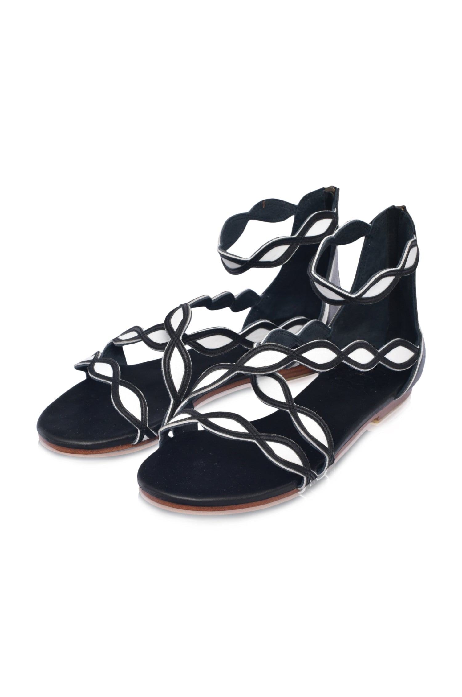 Blossom Leather Sandals-thumbmail-4