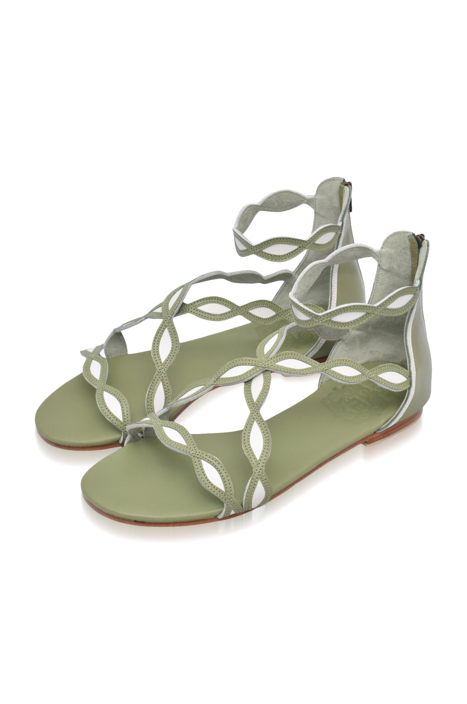Blossom Leather Sandals-thumbmail-2