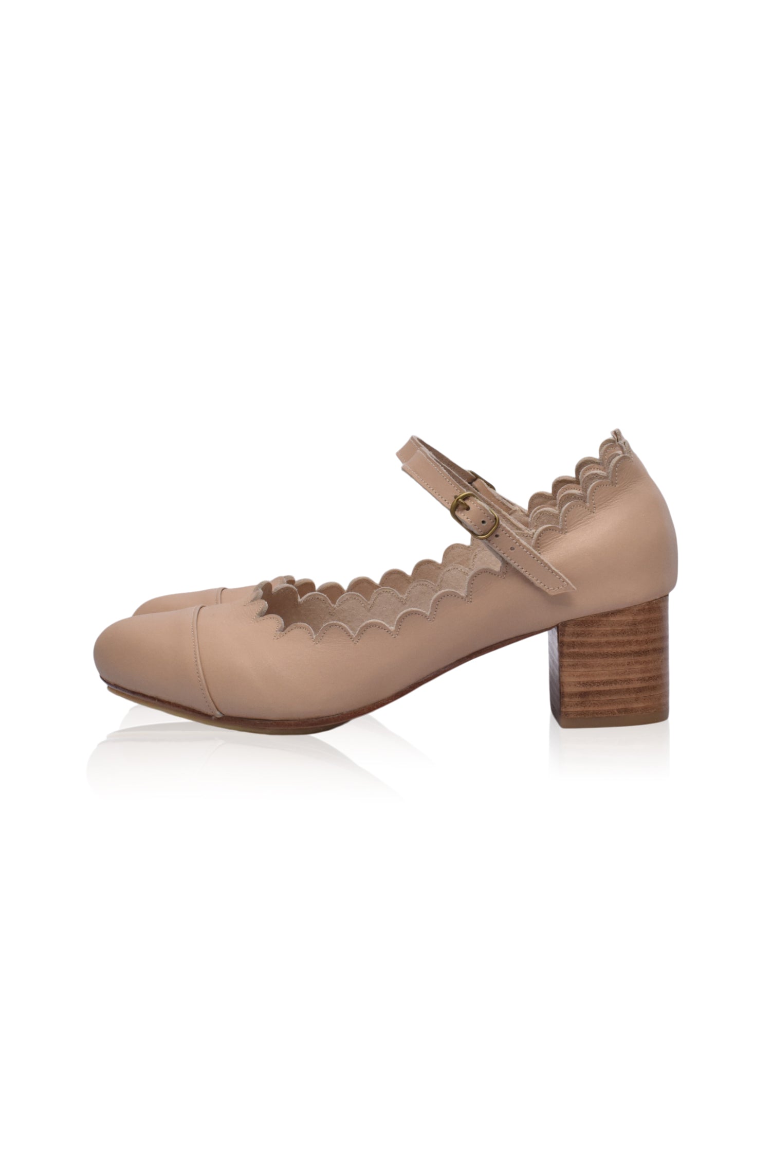 Bonita Mary Jane Leather Heels-thumbmail-4