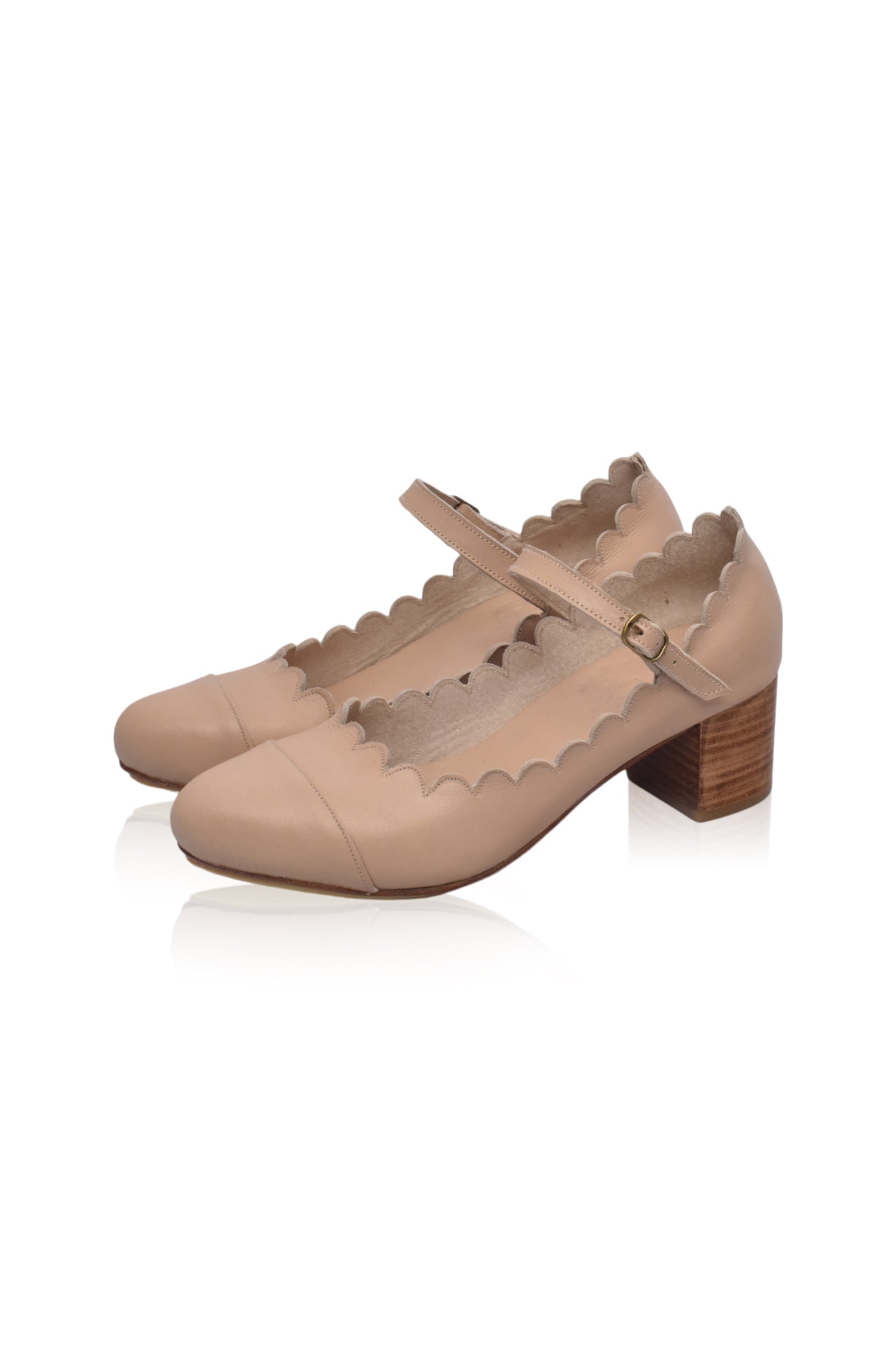 Bonita Mary Jane Leather Heels-thumbmail-3
