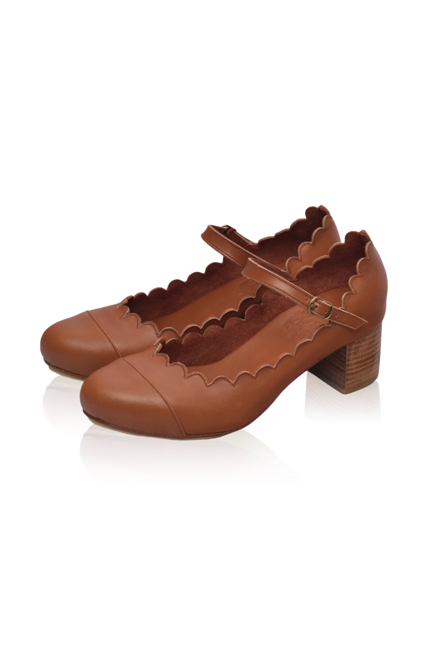 Bonita Mary Jane Leather Heels-thumbmail-3