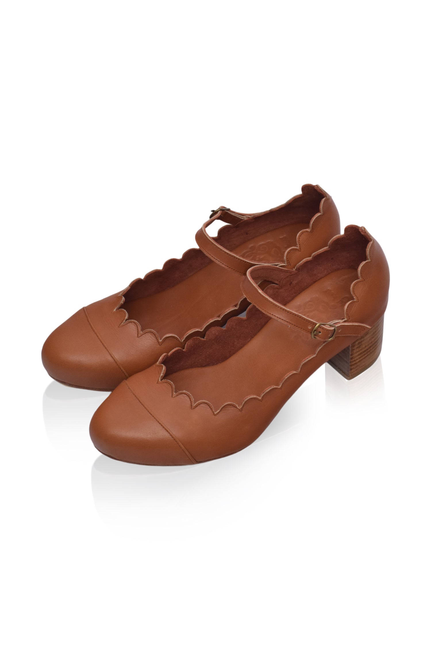 Bonita Mary Jane Leather Heels-thumbmail-5