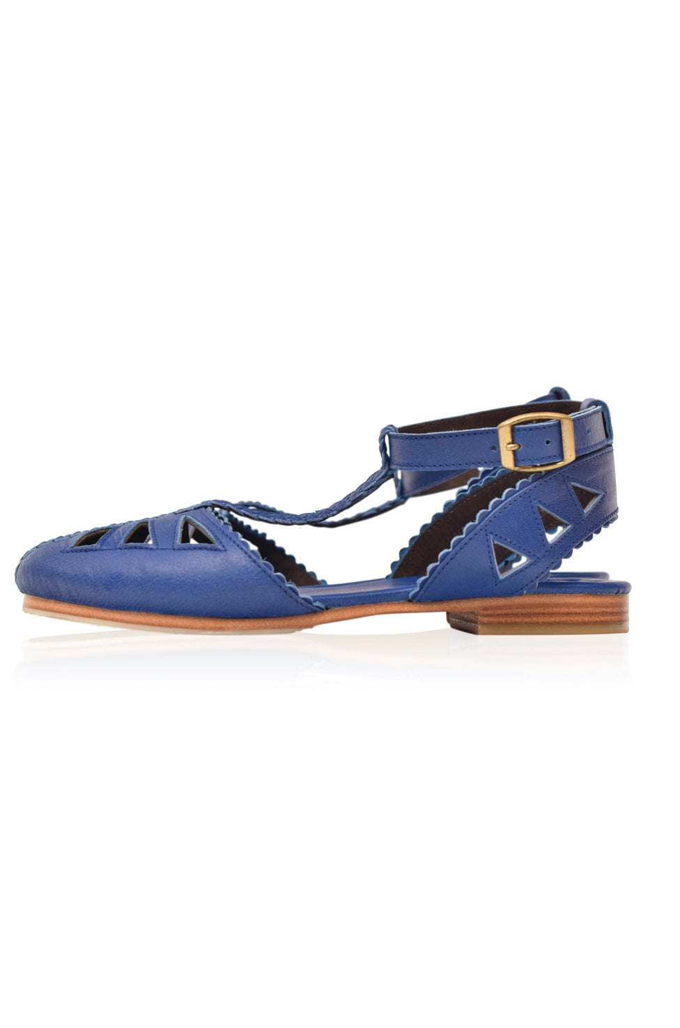 Bounty T-Strap Leather Sandals-thumbmail-11