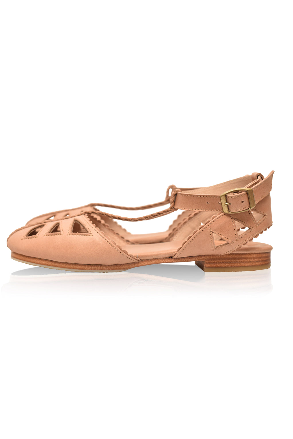 Bounty T-Strap Leather Sandals-thumbmail-12
