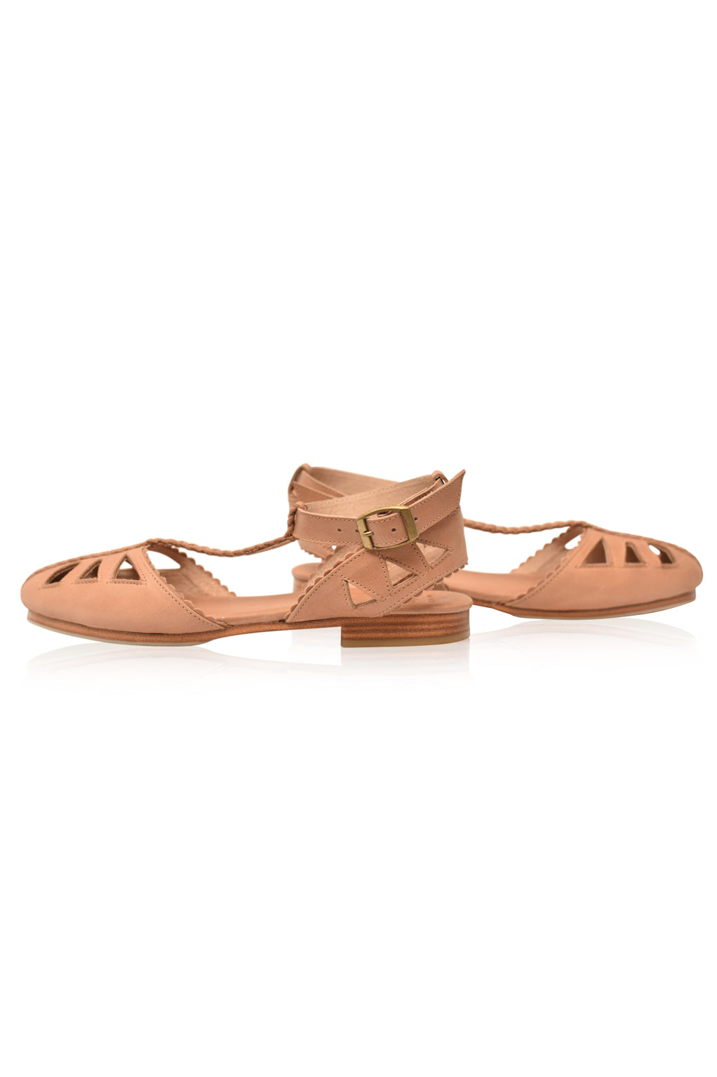 Bounty T-Strap Leather Sandals-thumbmail-8