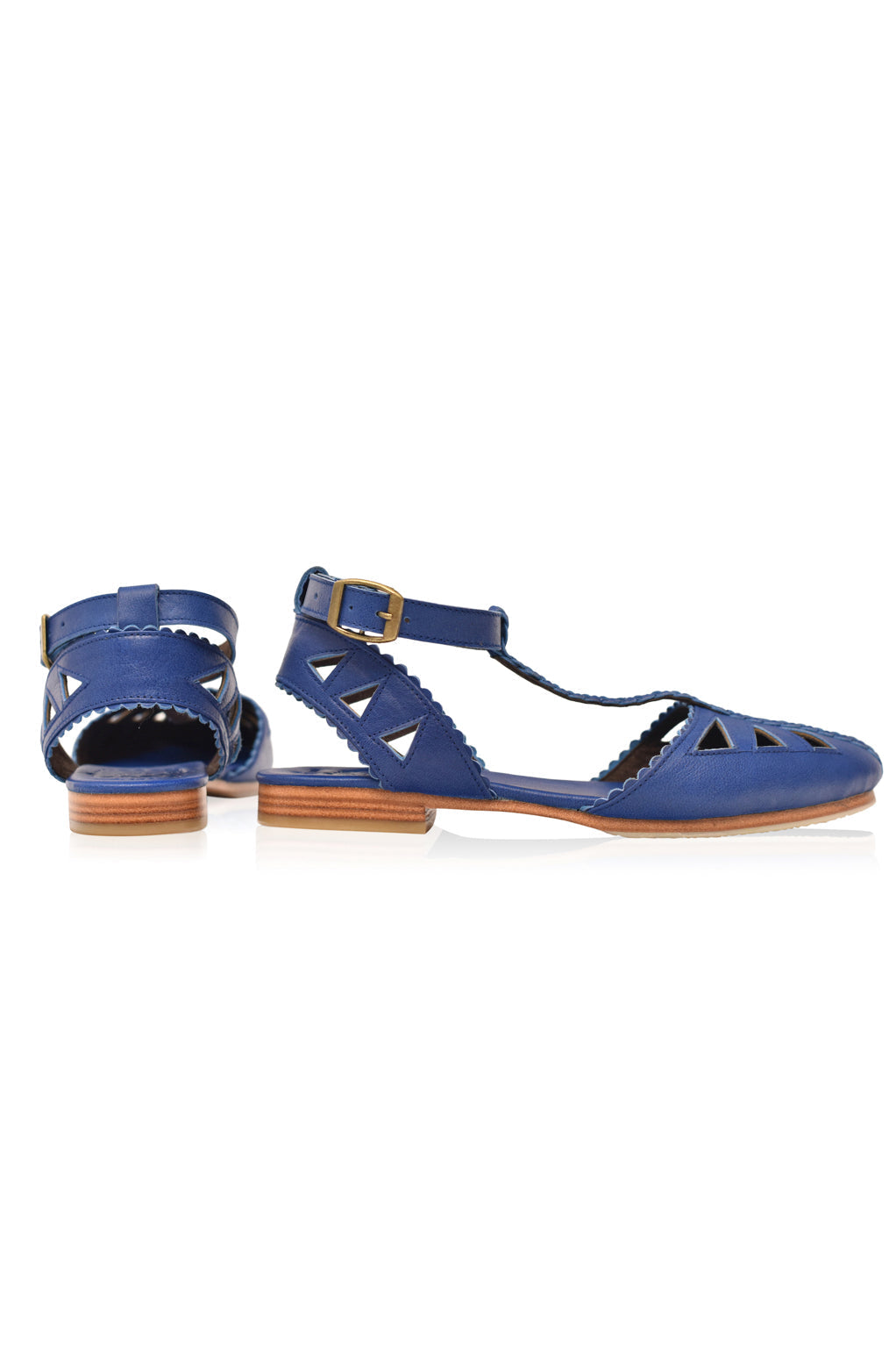 Bounty T-Strap Leather Sandals-thumbmail-10