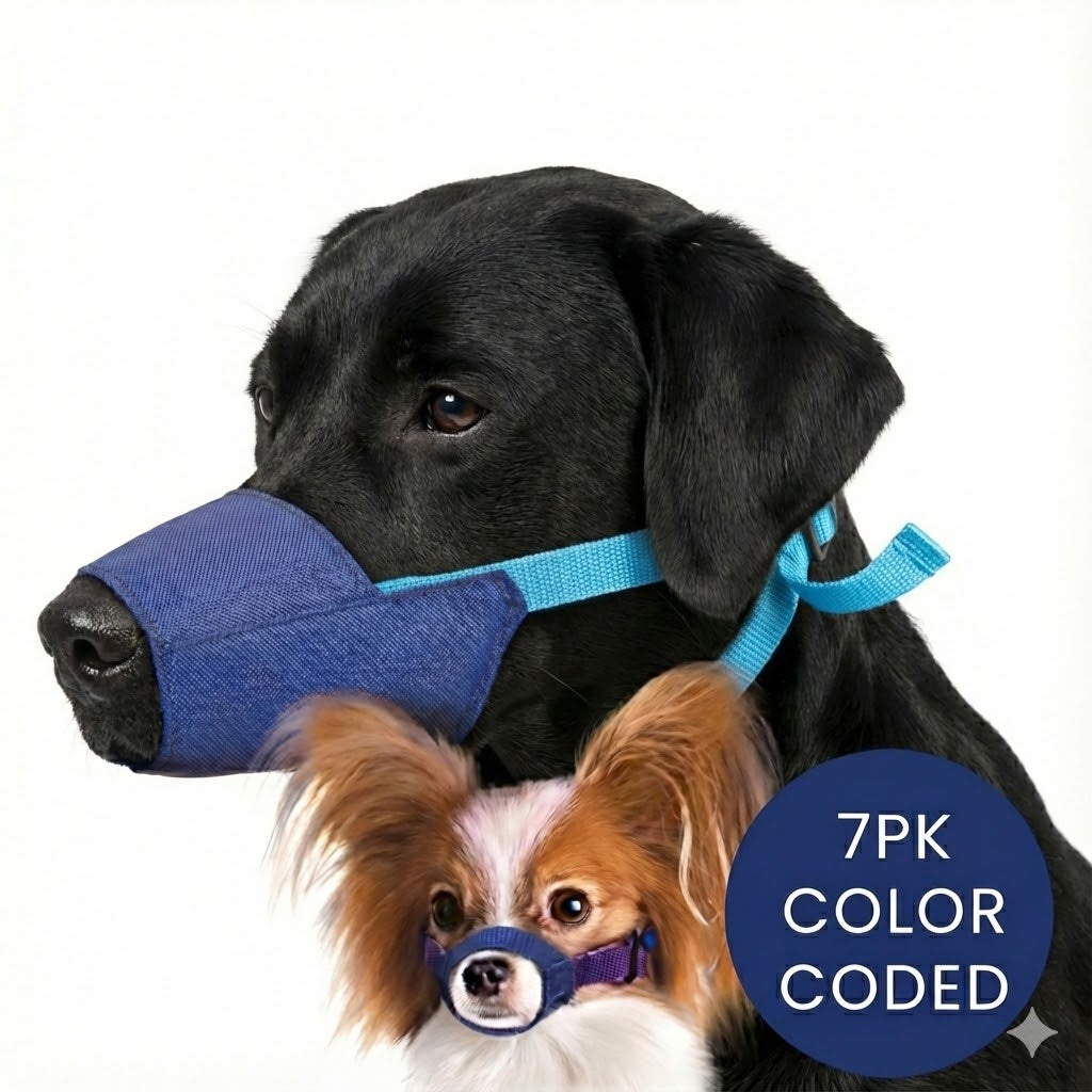 Color-Coded Strap Quick Muzzle for Dogs Sets-thumbmail-7