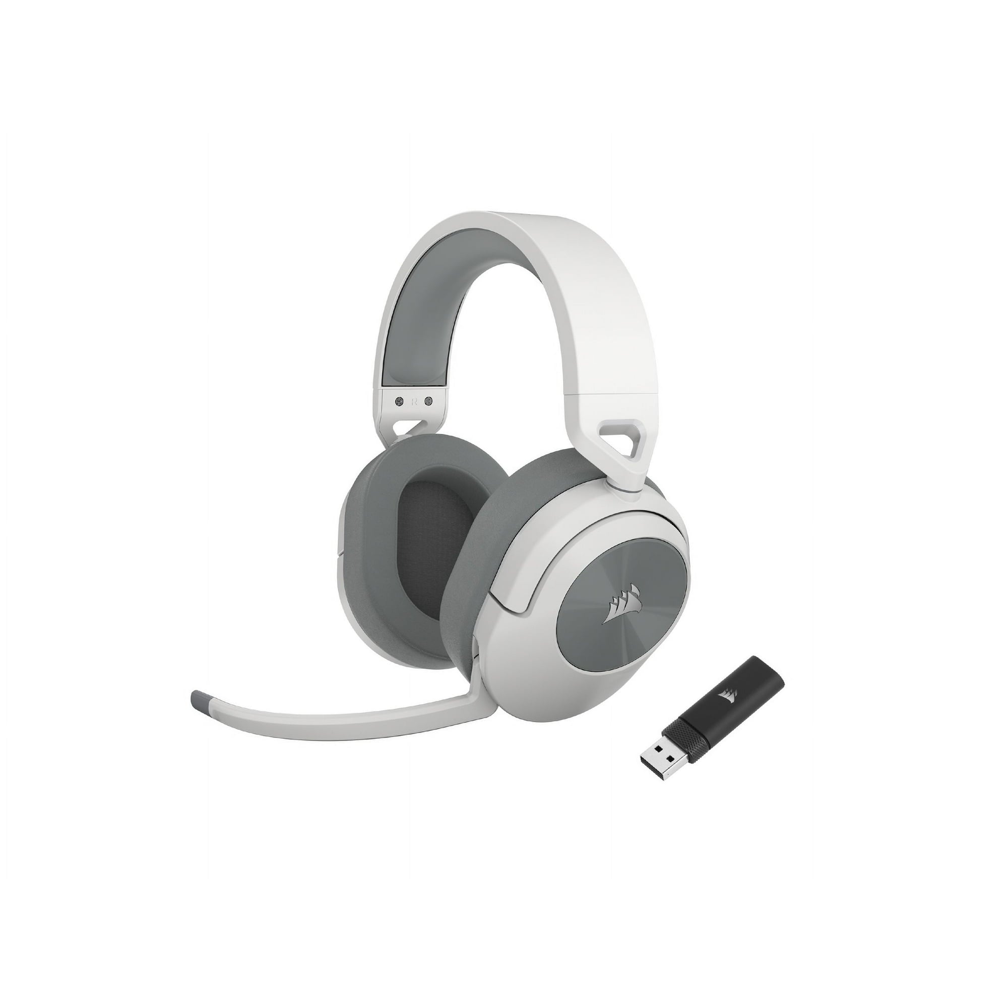 CORSAIR HS Series HS55 Wireless Gaming Headset for PC, PS5, and Mobile in White-thumbmail-5