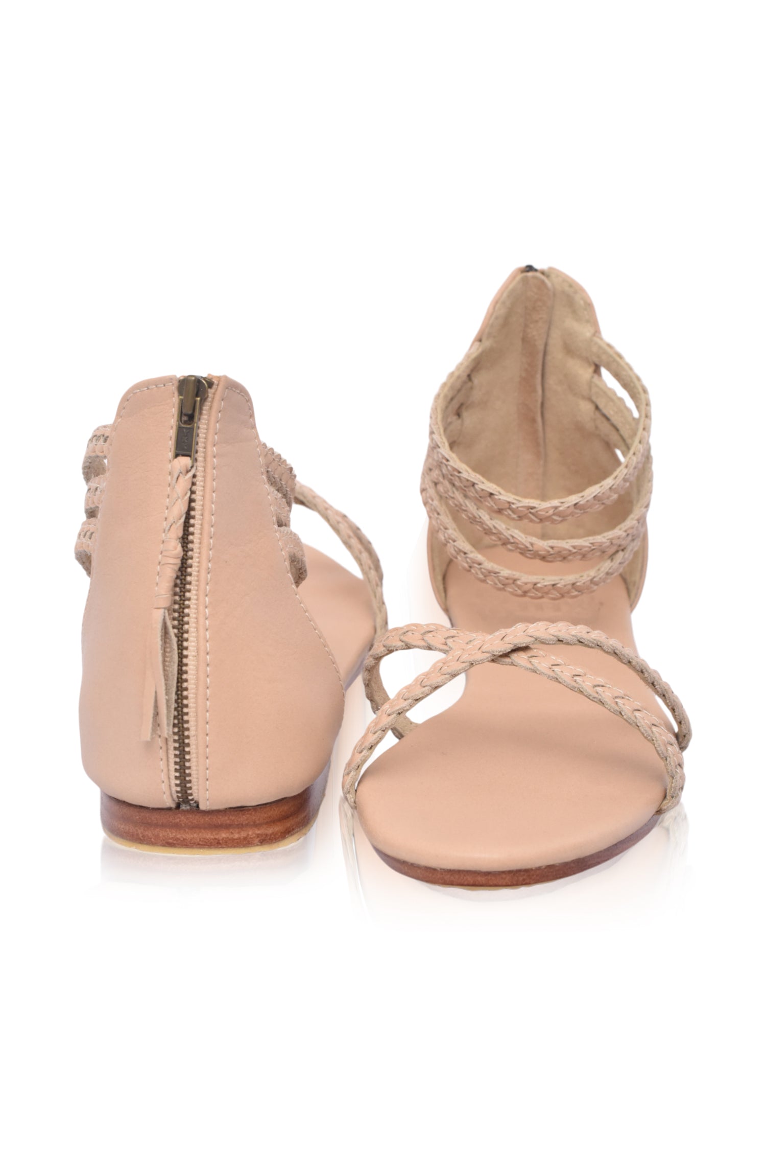 Calypso Braided Leather Sandals-thumbmail-5
