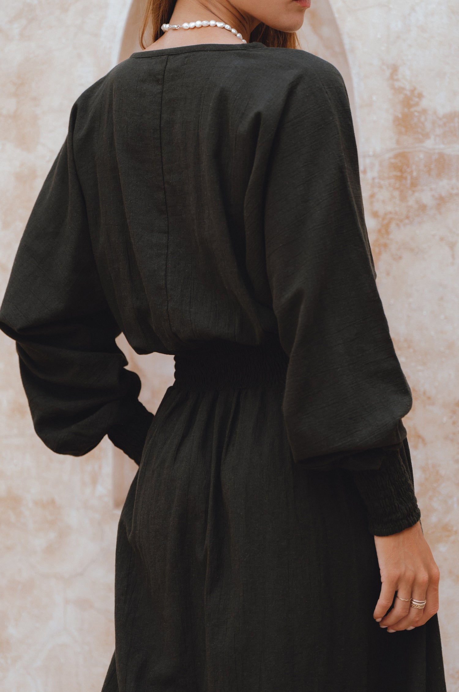 Carla Long Sleeve Linen Dress-thumbmail-13