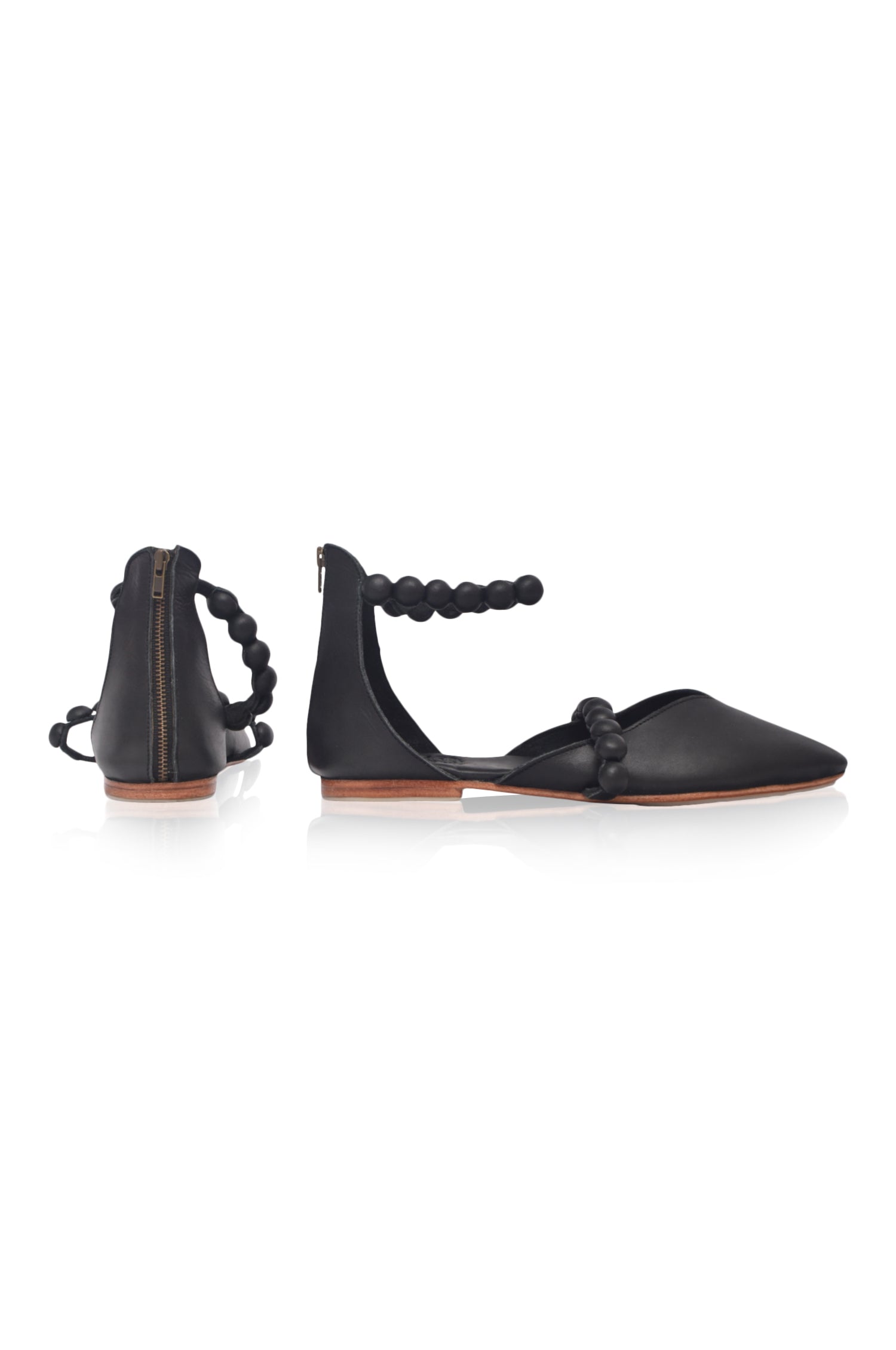 Carmella Pointy Toe Leather Flats-thumbmail-8
