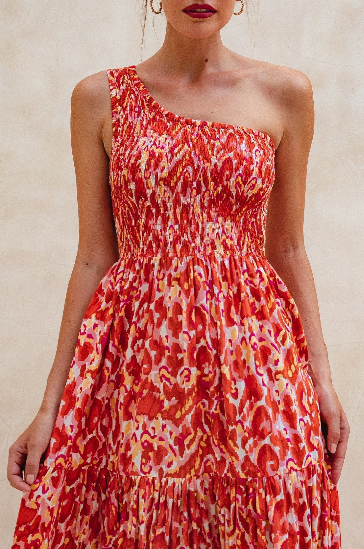 Cassandra One Shoulder Maxi Dress-thumbmail-5