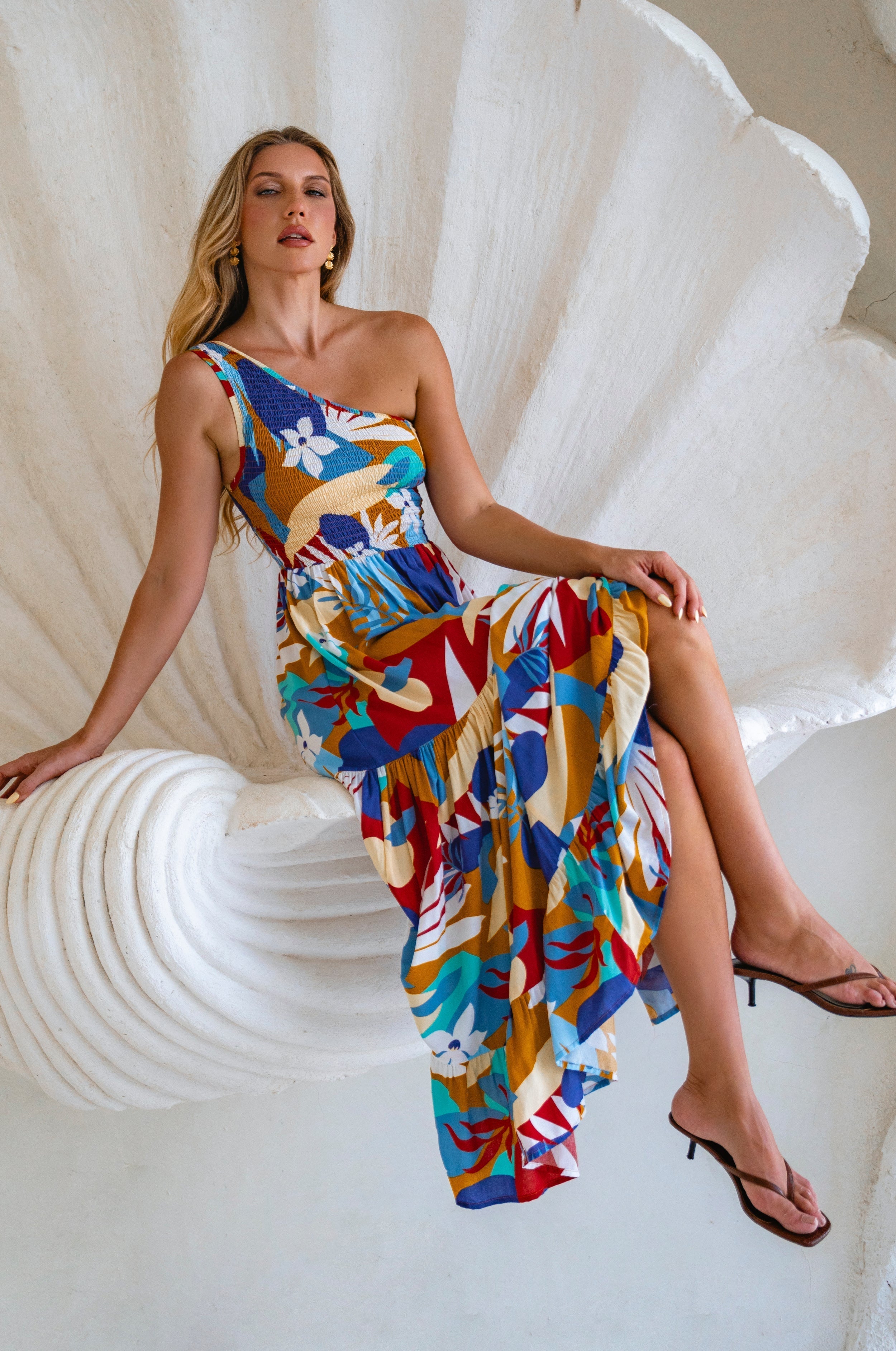 Cassandra One Shoulder Maxi Dress-thumbmail-5