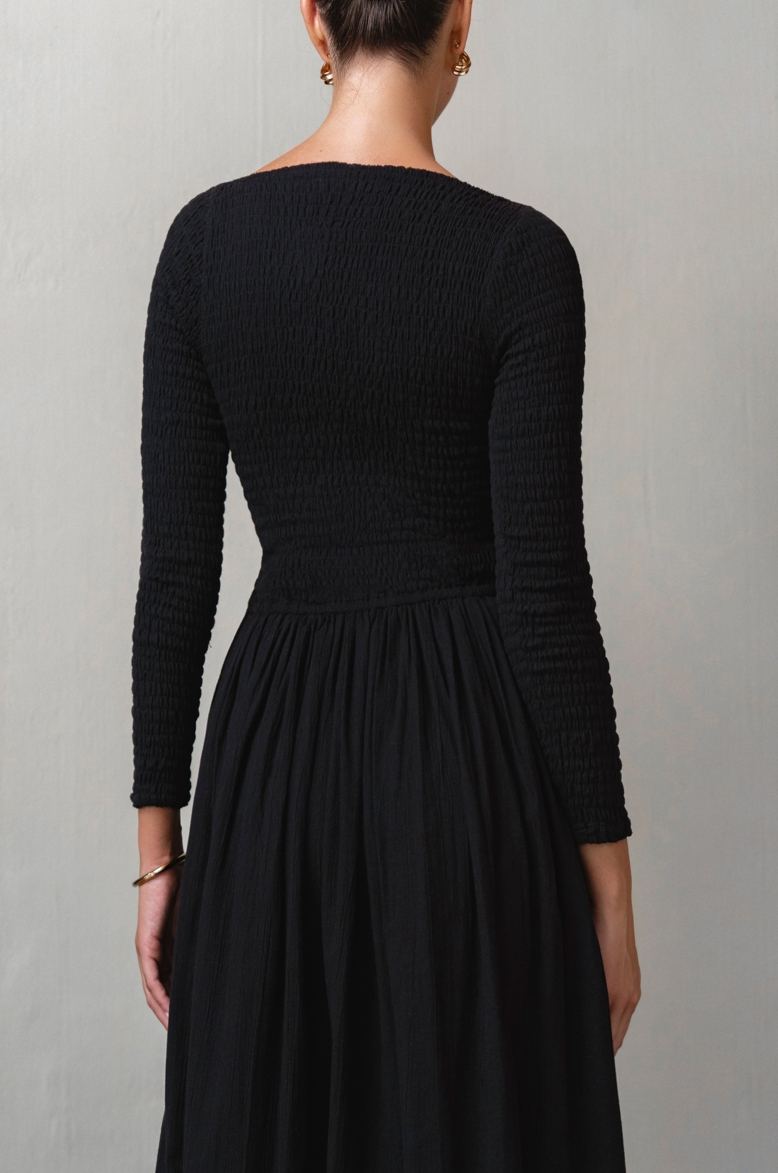 Chantilly Long Sleeve Smocked Dress-thumbmail-8