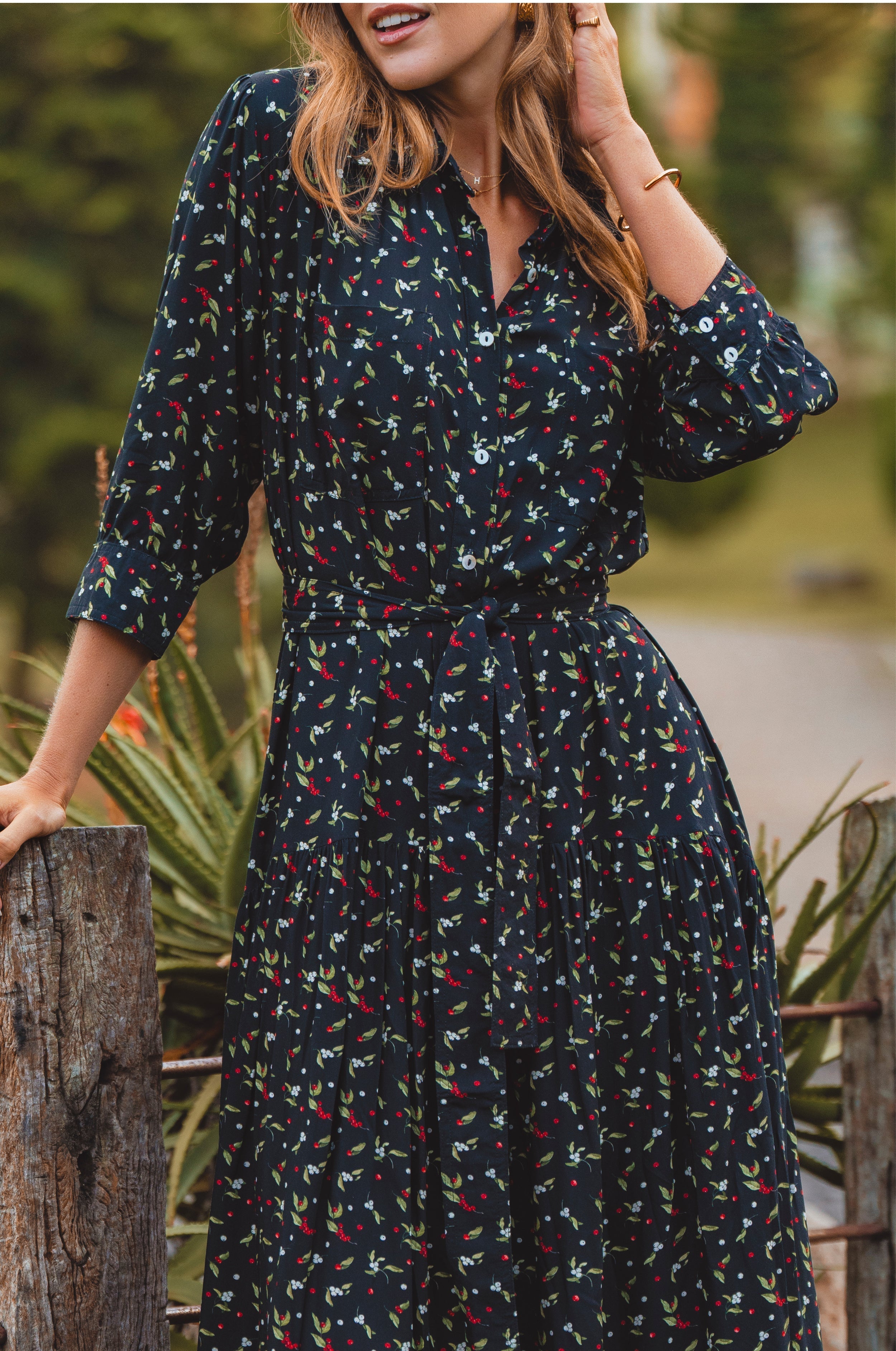 Colette Long Sleeve Shirt Dress-thumbmail-11