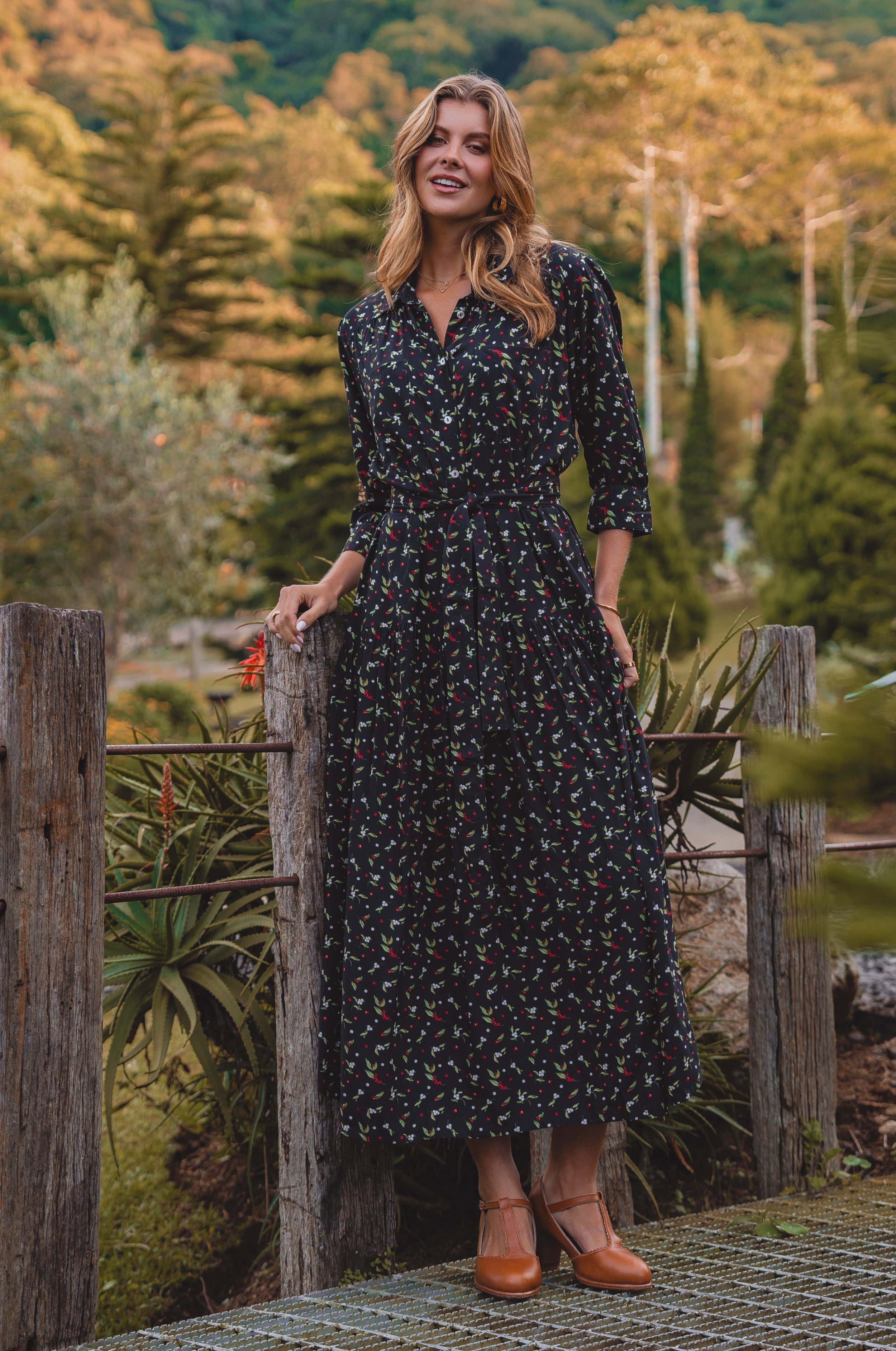 Colette Long Sleeve Shirt Dress-thumbmail-10