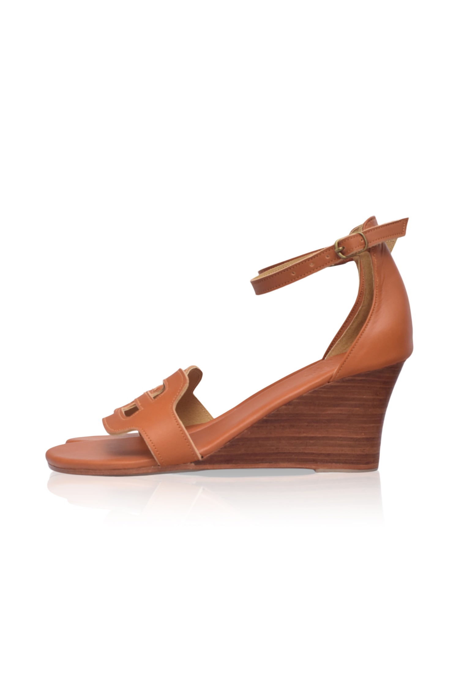 Como Leather Wedge Sandals-thumbmail-3