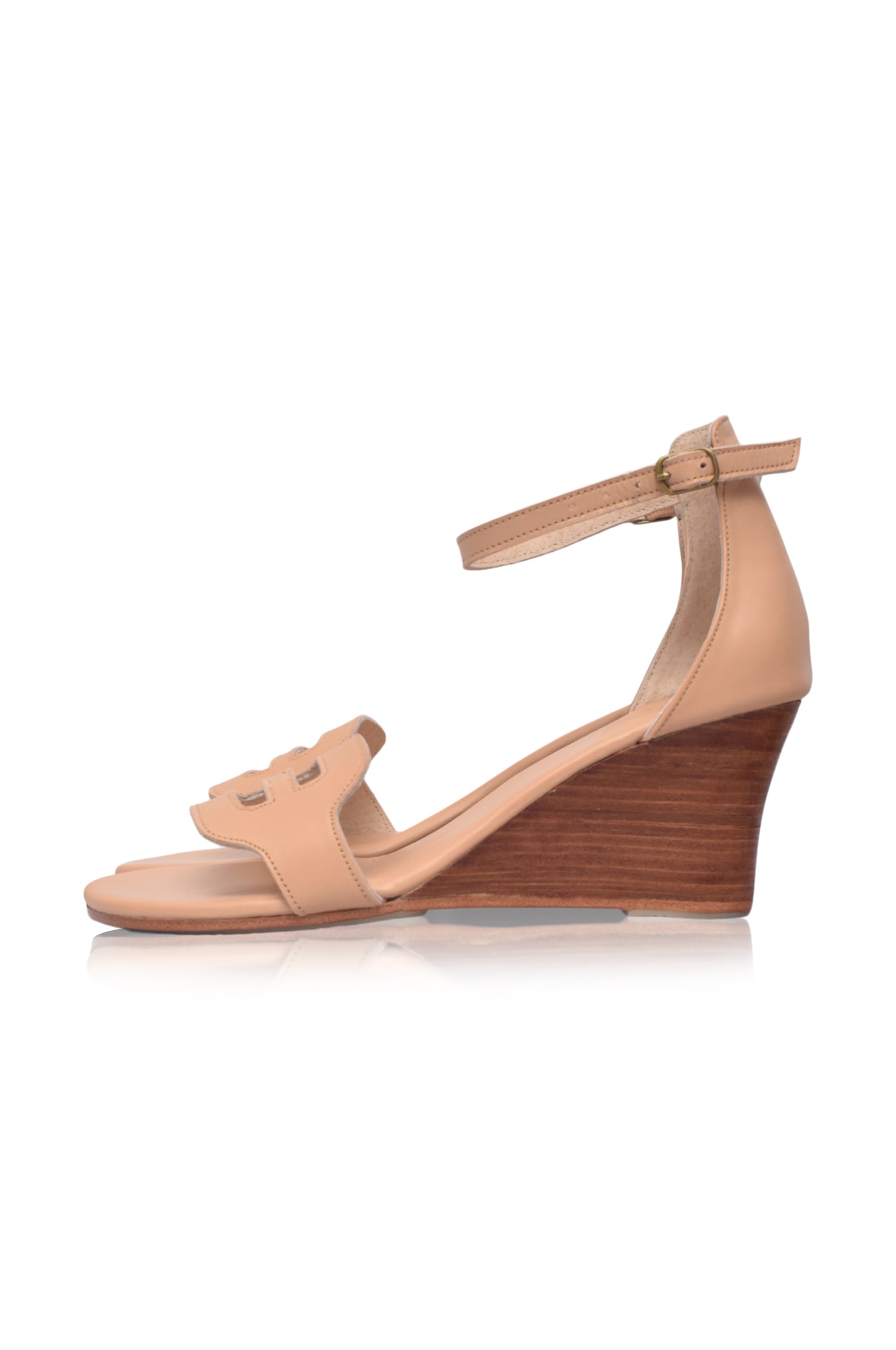Como Leather Wedge Sandals-thumbmail-5