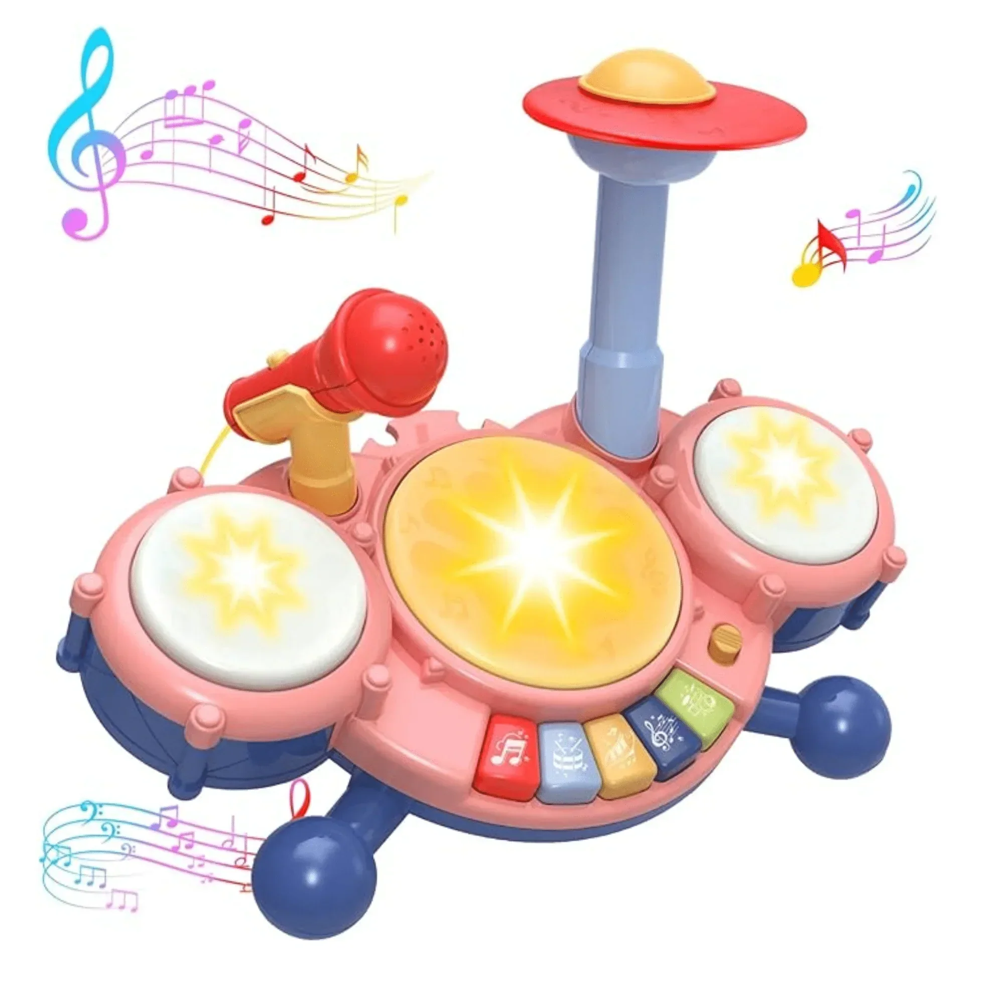 Contixo Musical Drum Toy Set for Babies, Learn Toy Age 2-8 Years-thumbmail-15