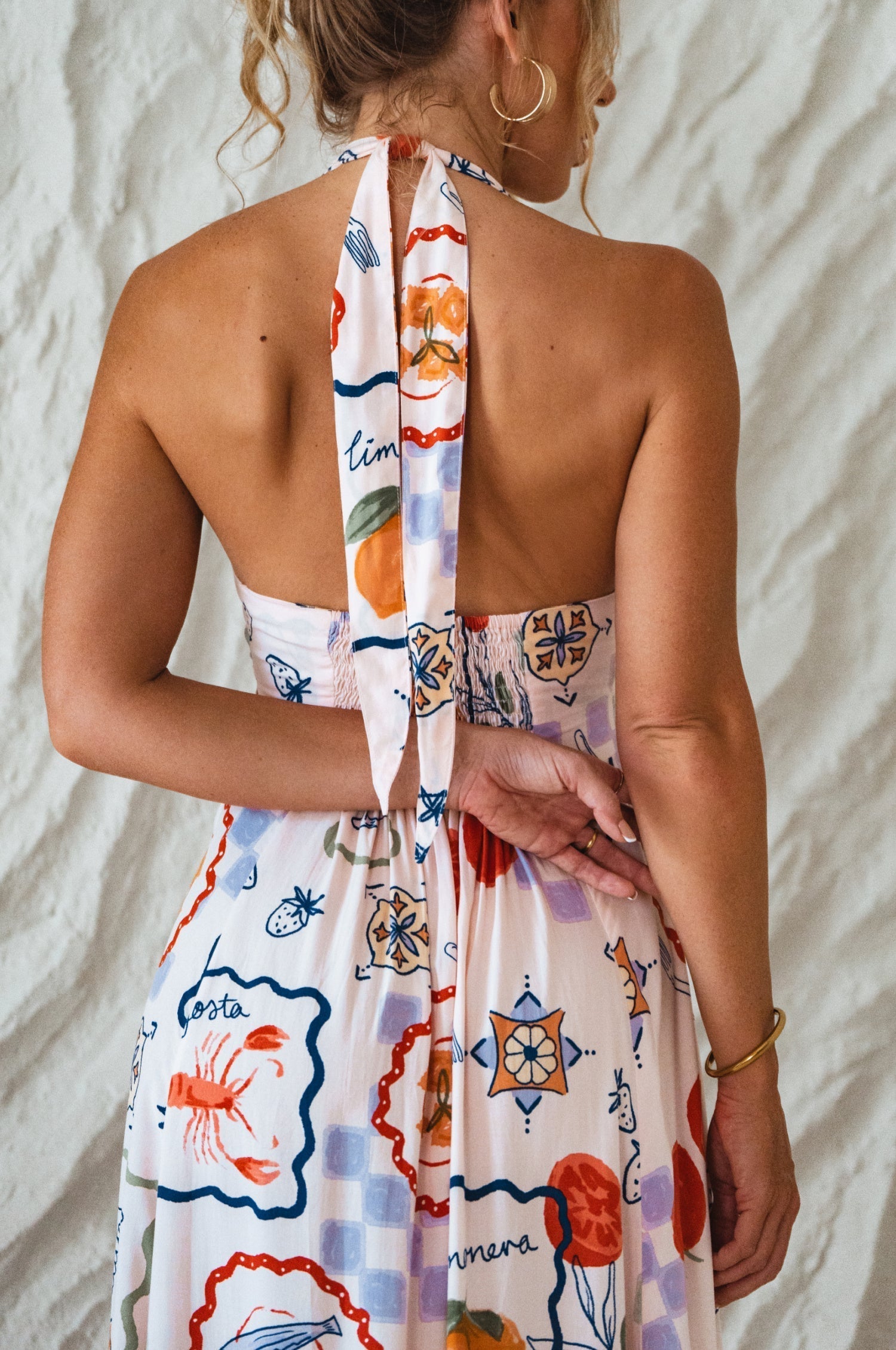 Costa Brava Halterneck Maxi Dress-thumbmail-10