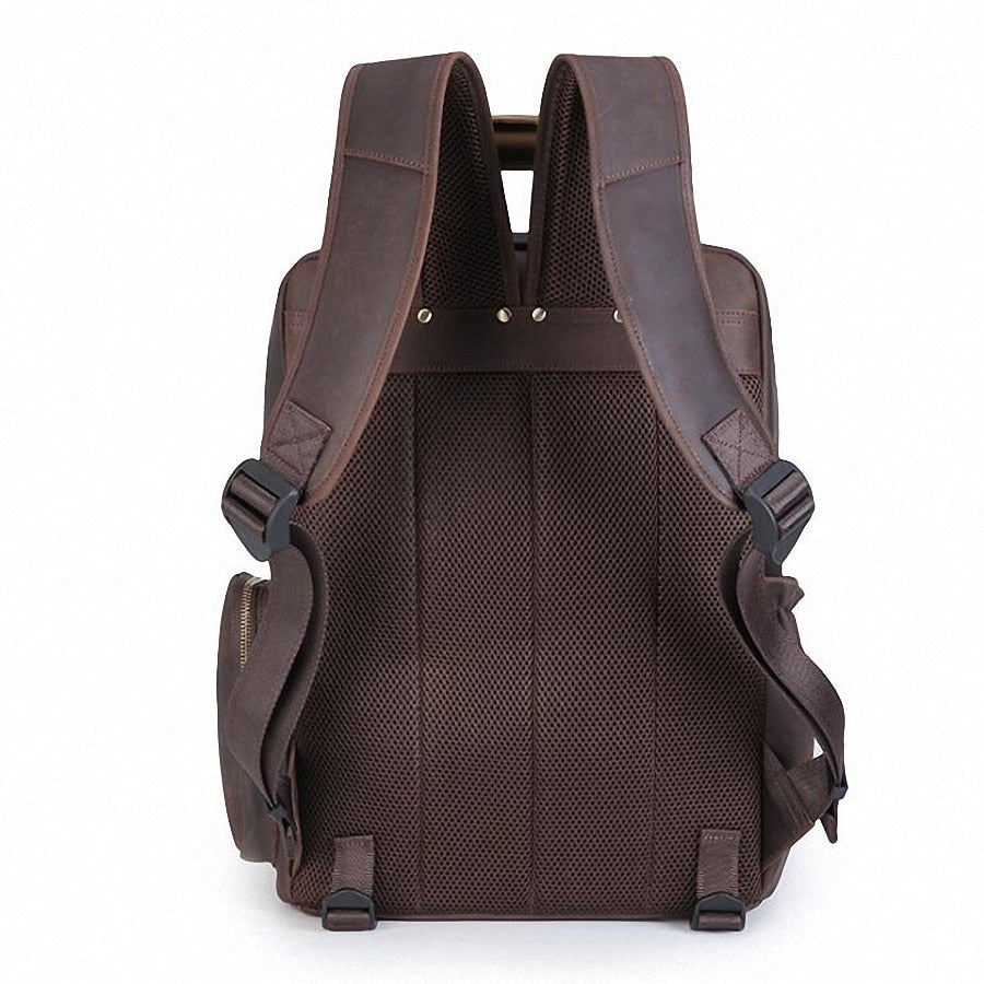 The Gaetano | Large Leather Backpack Camera Bag With Tripod Holder-thumbmail-9