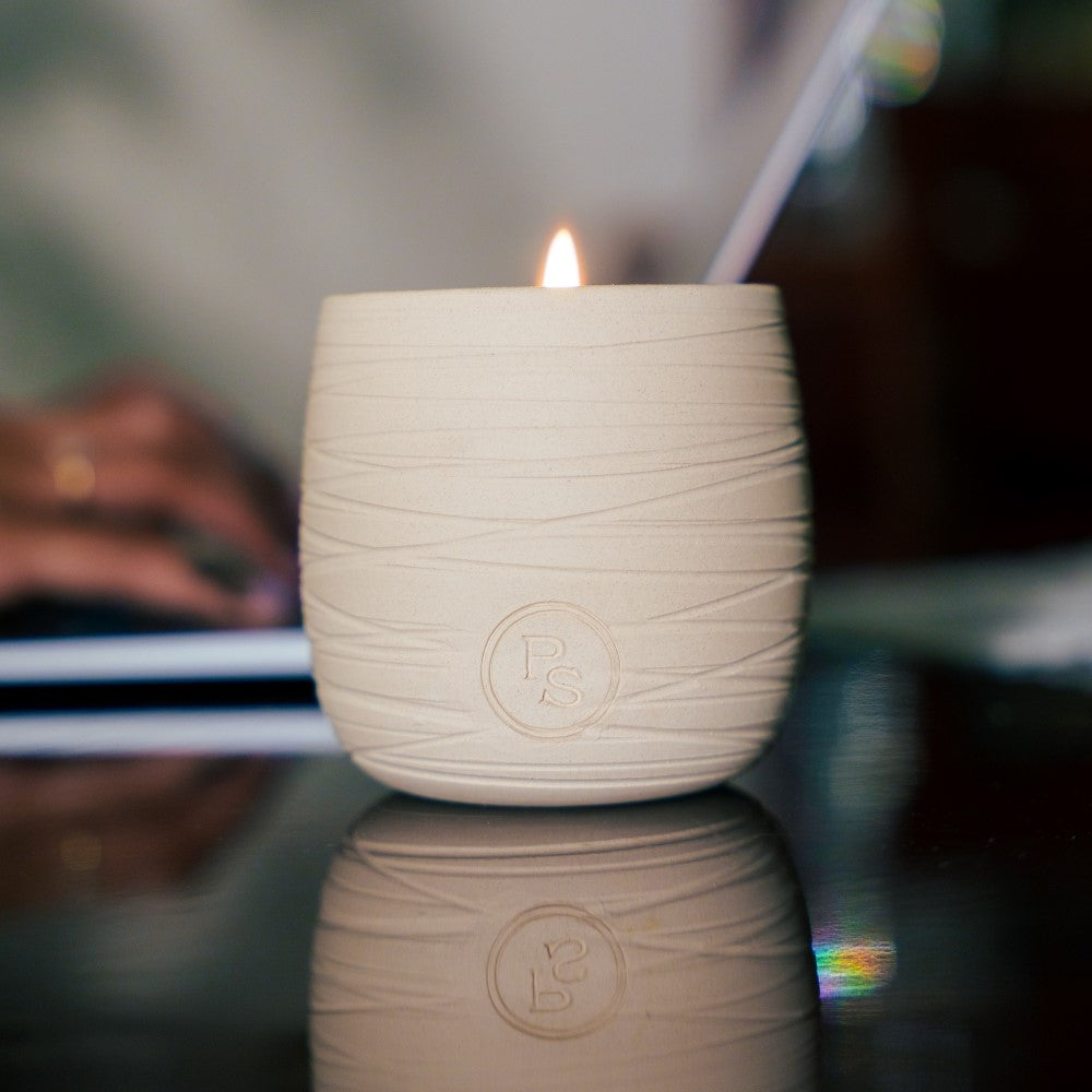 Indian Sandalwood - Hand Crafted Soy Candle-thumbmail-3